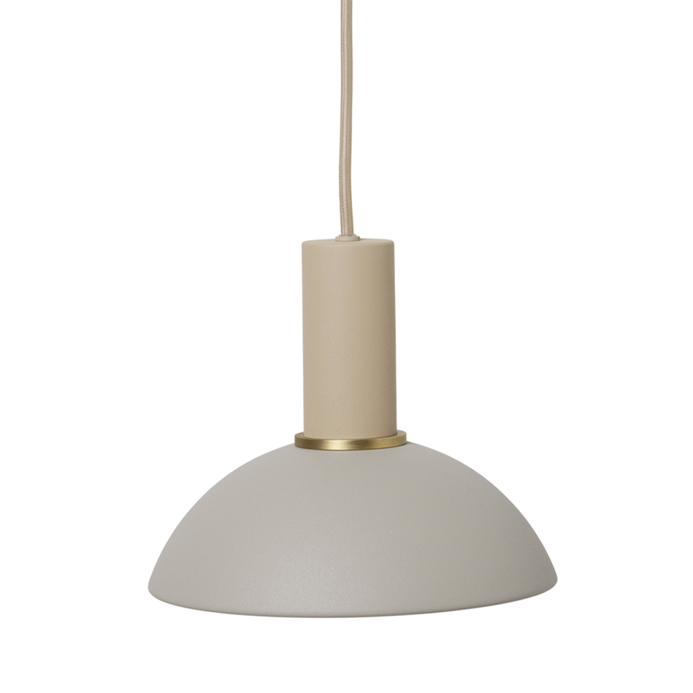 ferm living hoop hellgrau mit socket 62947