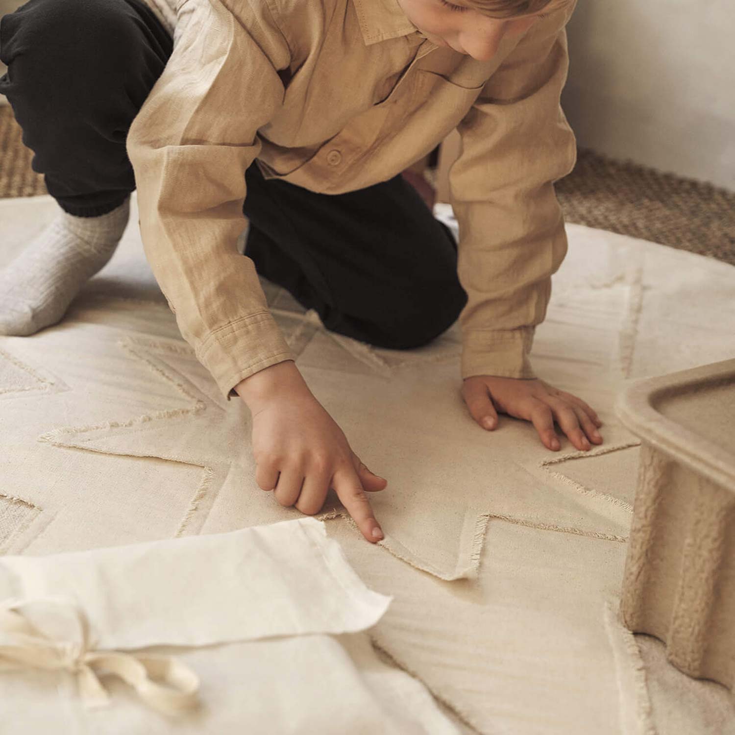 Ferm Living - Vela Weihnachtsbaum-Teppich