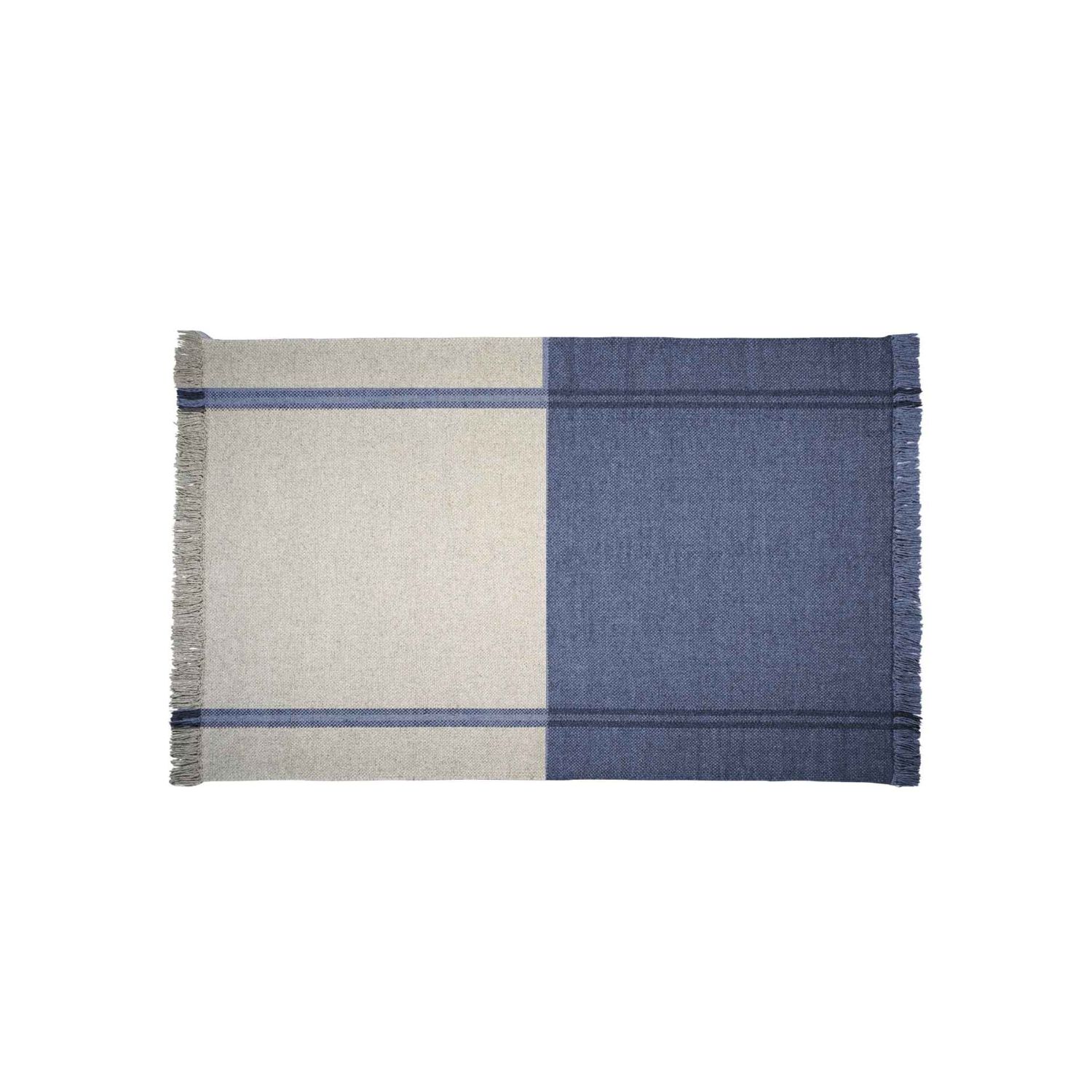 pad - Dublé Teppich 140 x 200 cm blau
