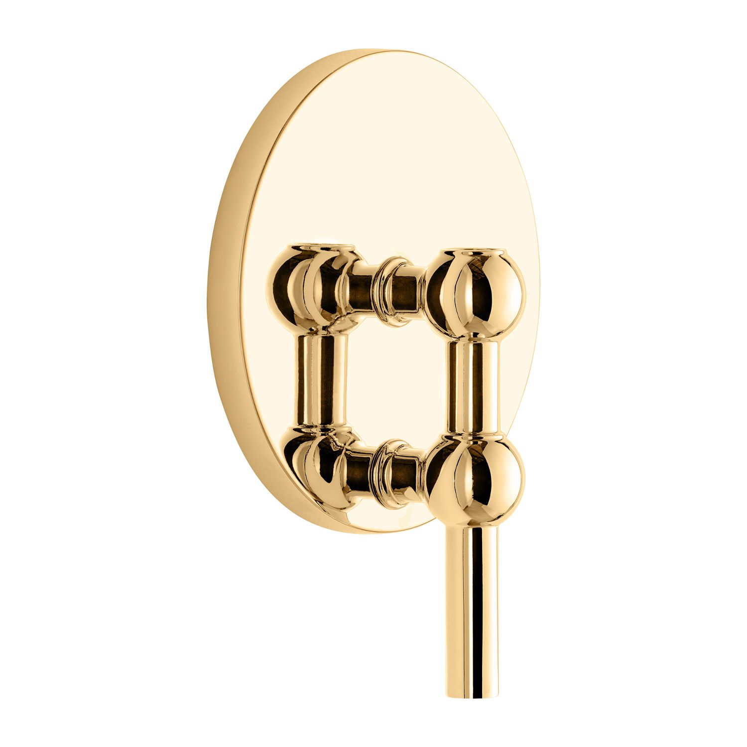 STOFF Nagel - Wandhalterung für Kerzenhalter messing