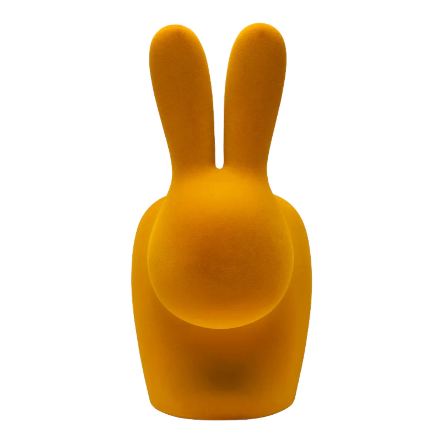 Qeeboo - Rabbit Stuhl Velvet Finish dark gold