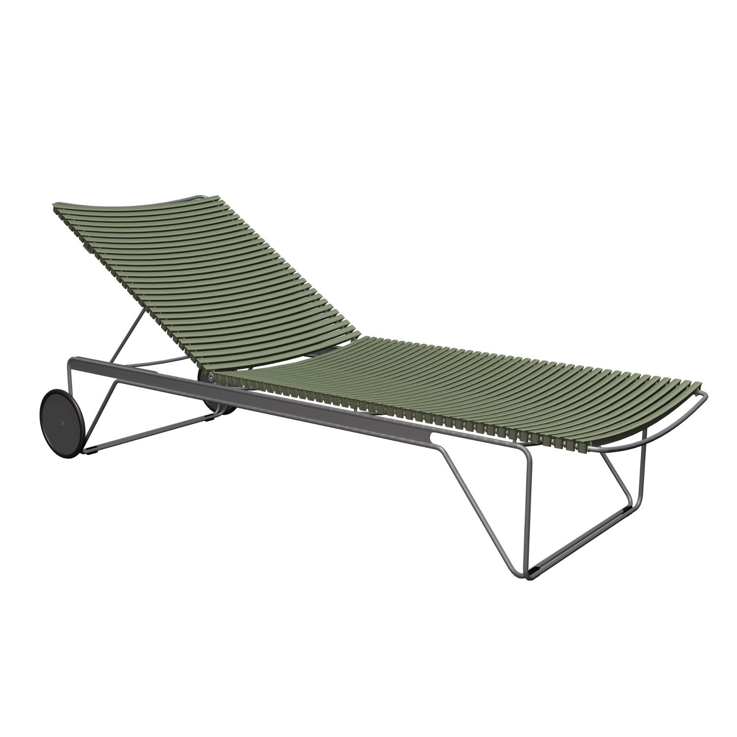 HOUE - Click Gartenliege verstellbar olive green