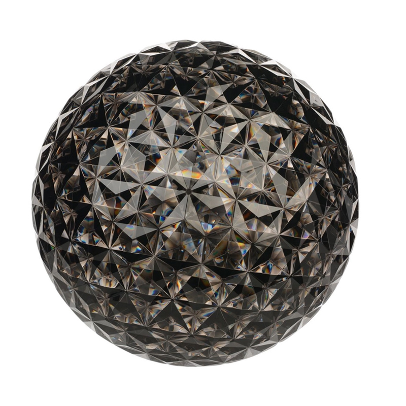 kartell planet stehlampe 160 rauch draufsicht 102662