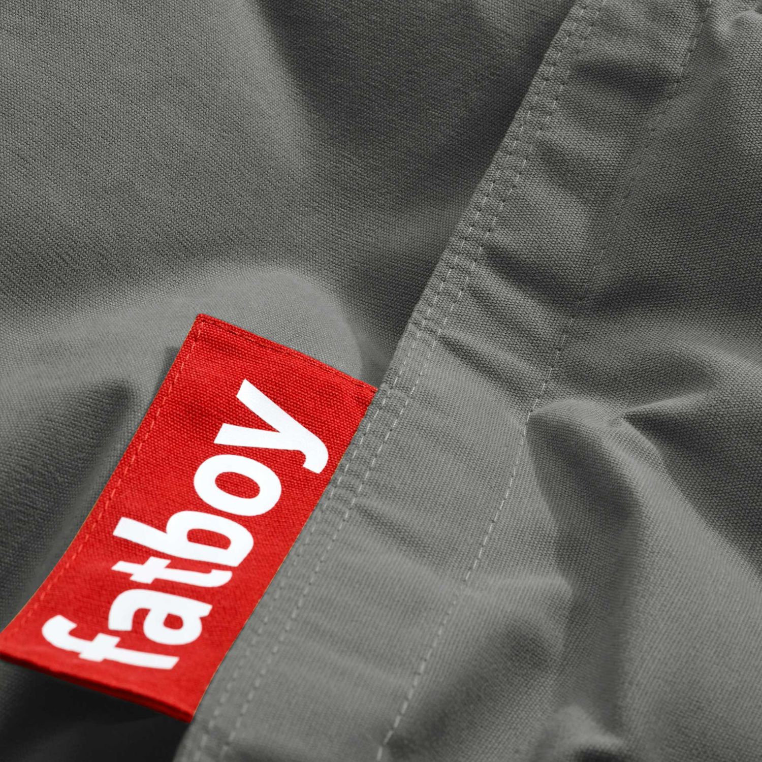 Fatboy - Junior Canvas Recycled Sitzsack charcoal grey
