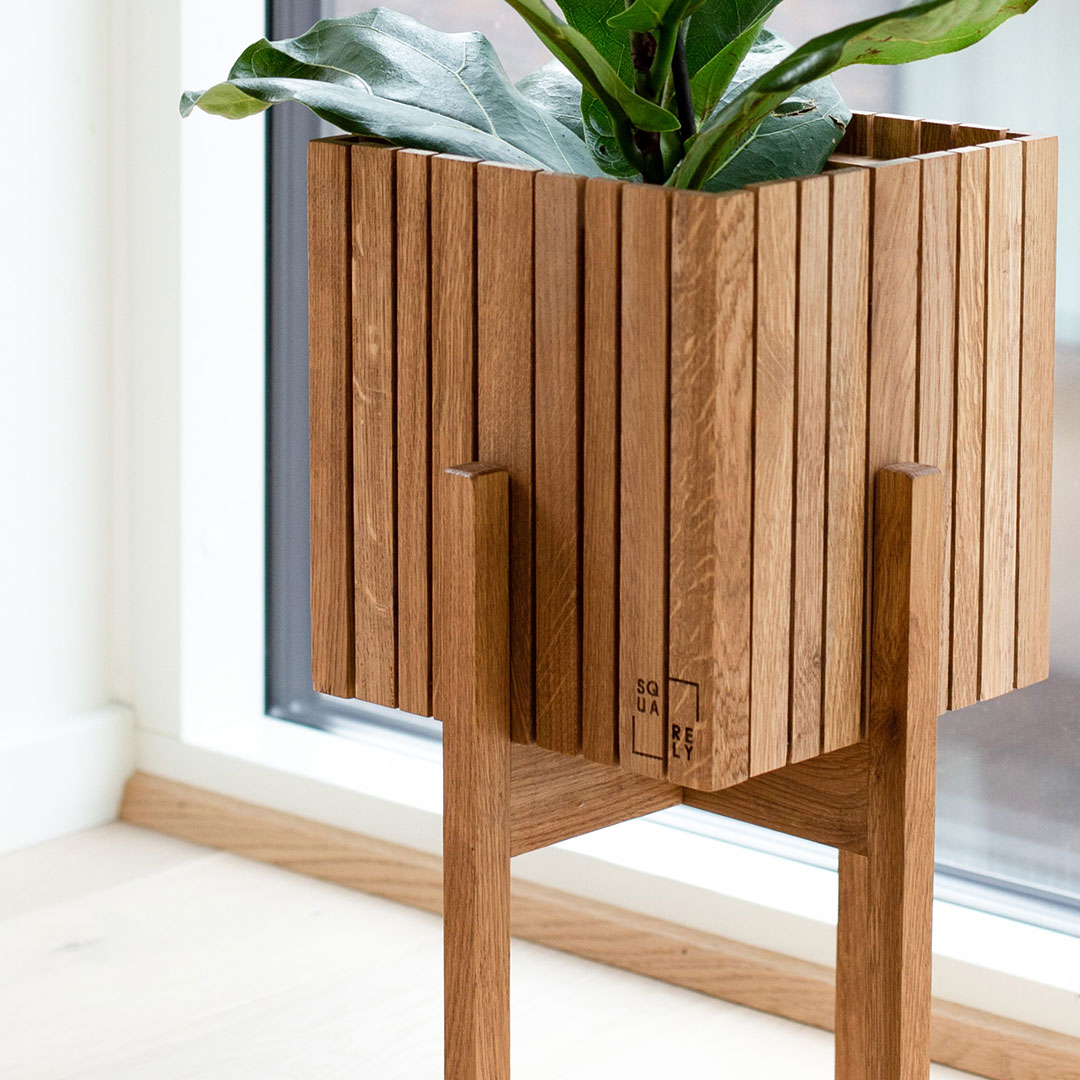 squarely grow on gestell stand on dunkle eiche 77266