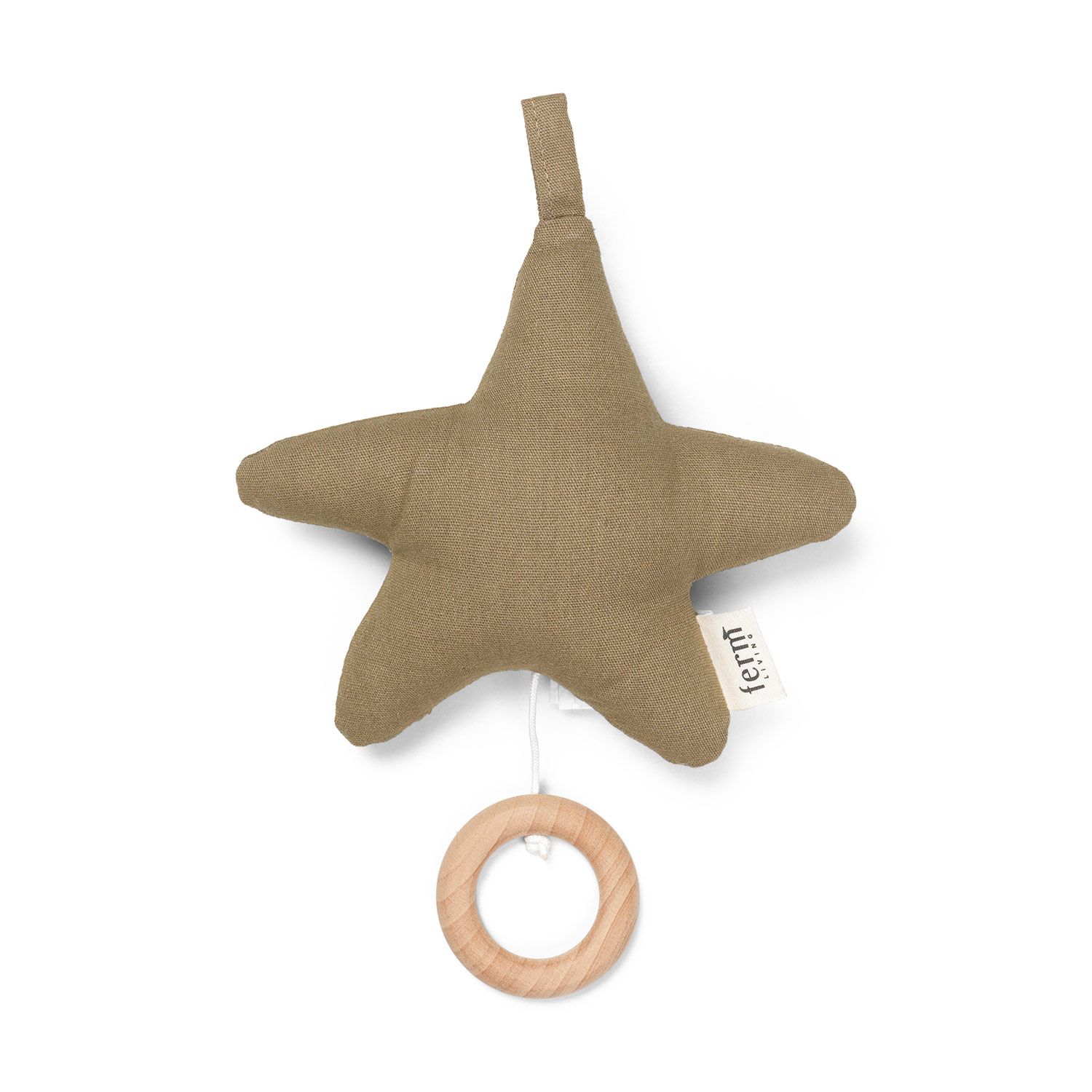 ferm living star mobile olive 81693