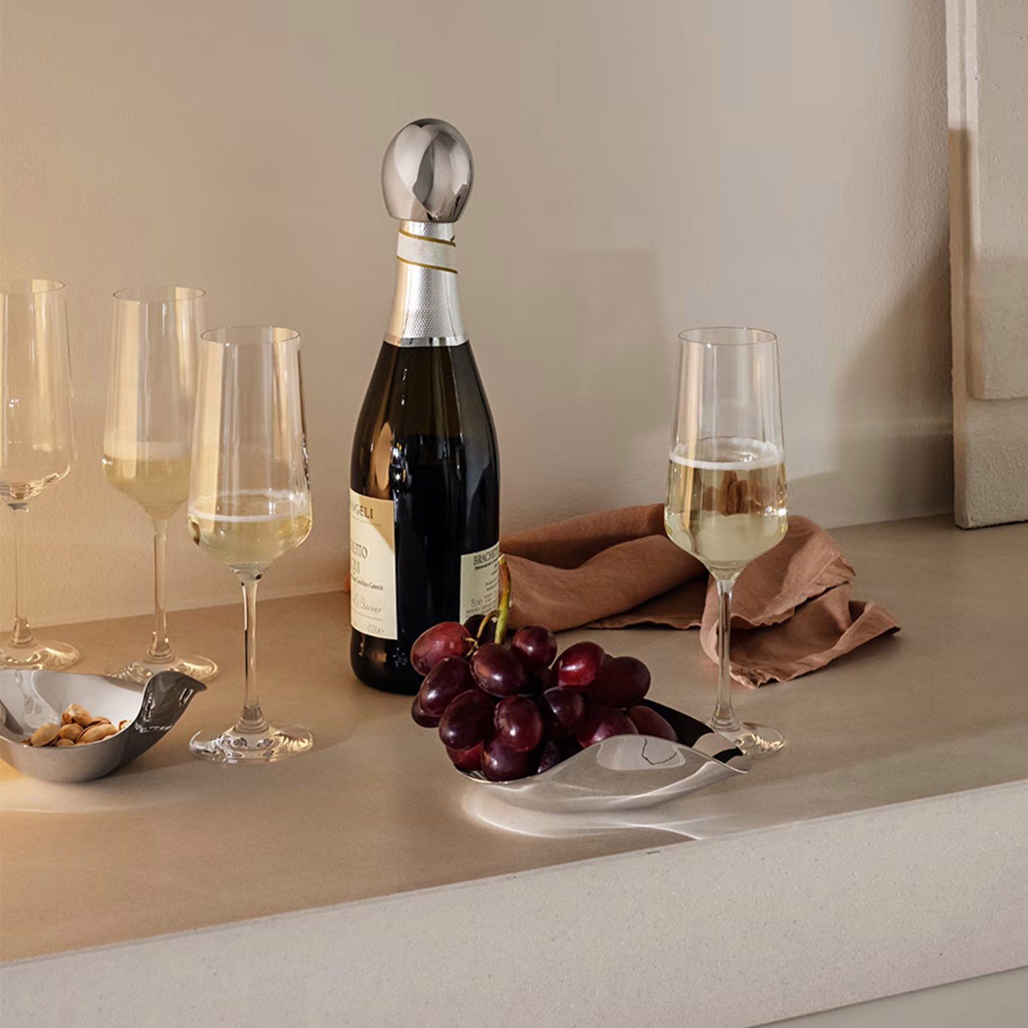 Georg Jensen - Bernadotte Sektgläser 6er-Set