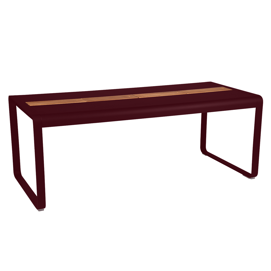 fermob bellevie tisch 196 8434 schwarzkirsche 88596