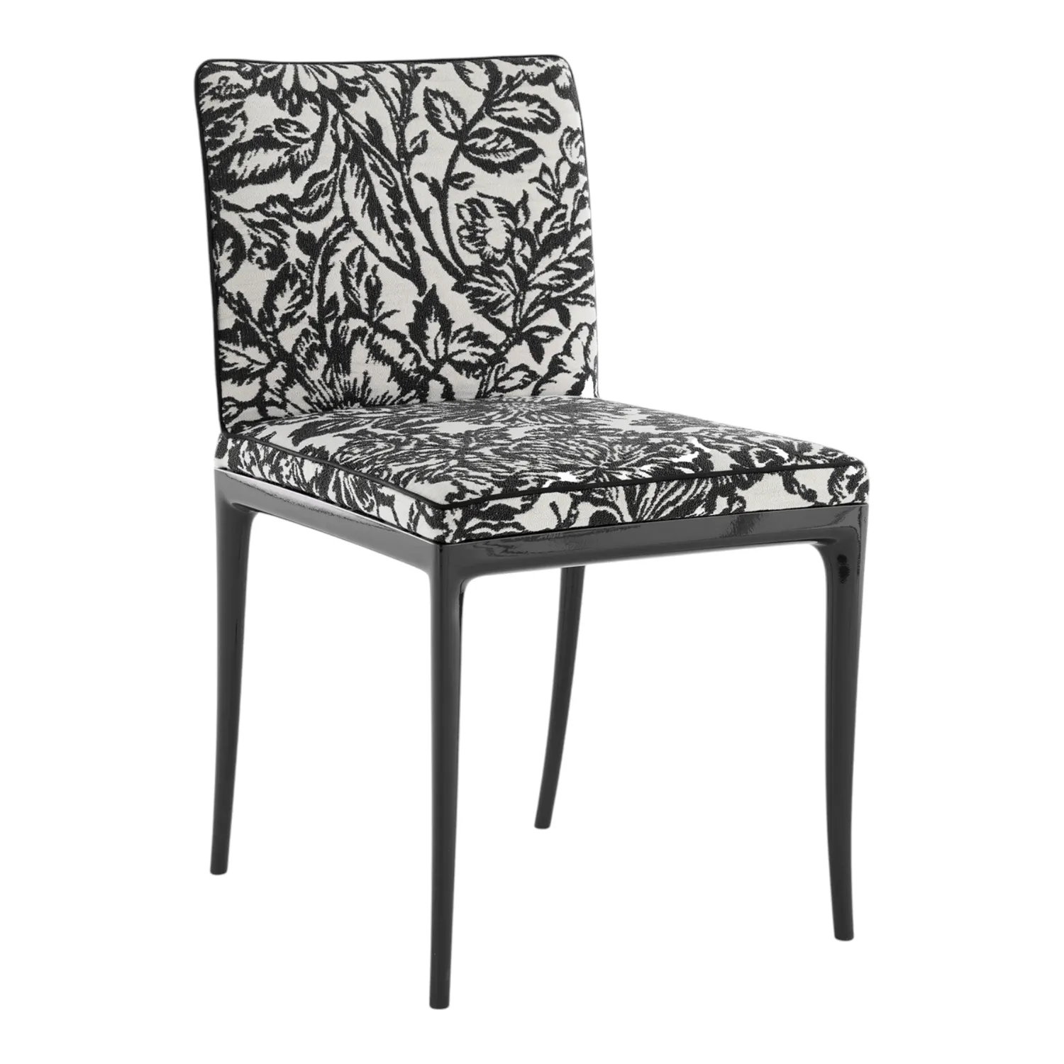 Kartell - Lillybet Stuhl Flower Key schwarz/schwarz