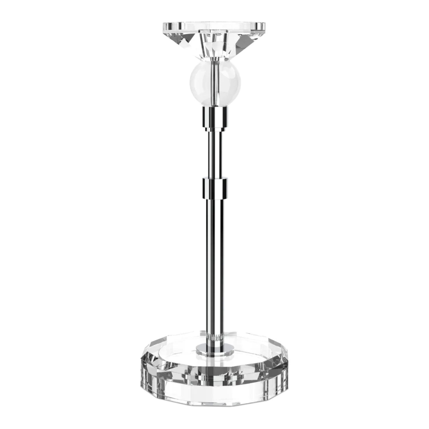 Decor Walther - KR Highlight Kerzenhalter kristall/chrom