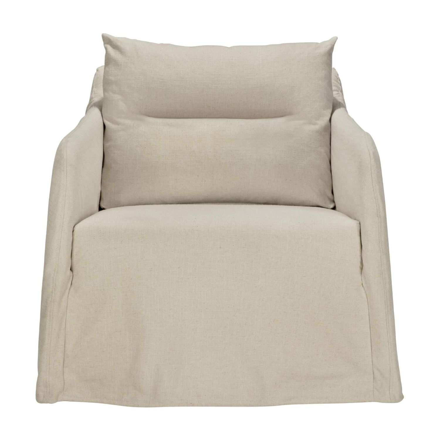 Ethnicraft - Weave Lounge Sessel mit Drehgestell bone