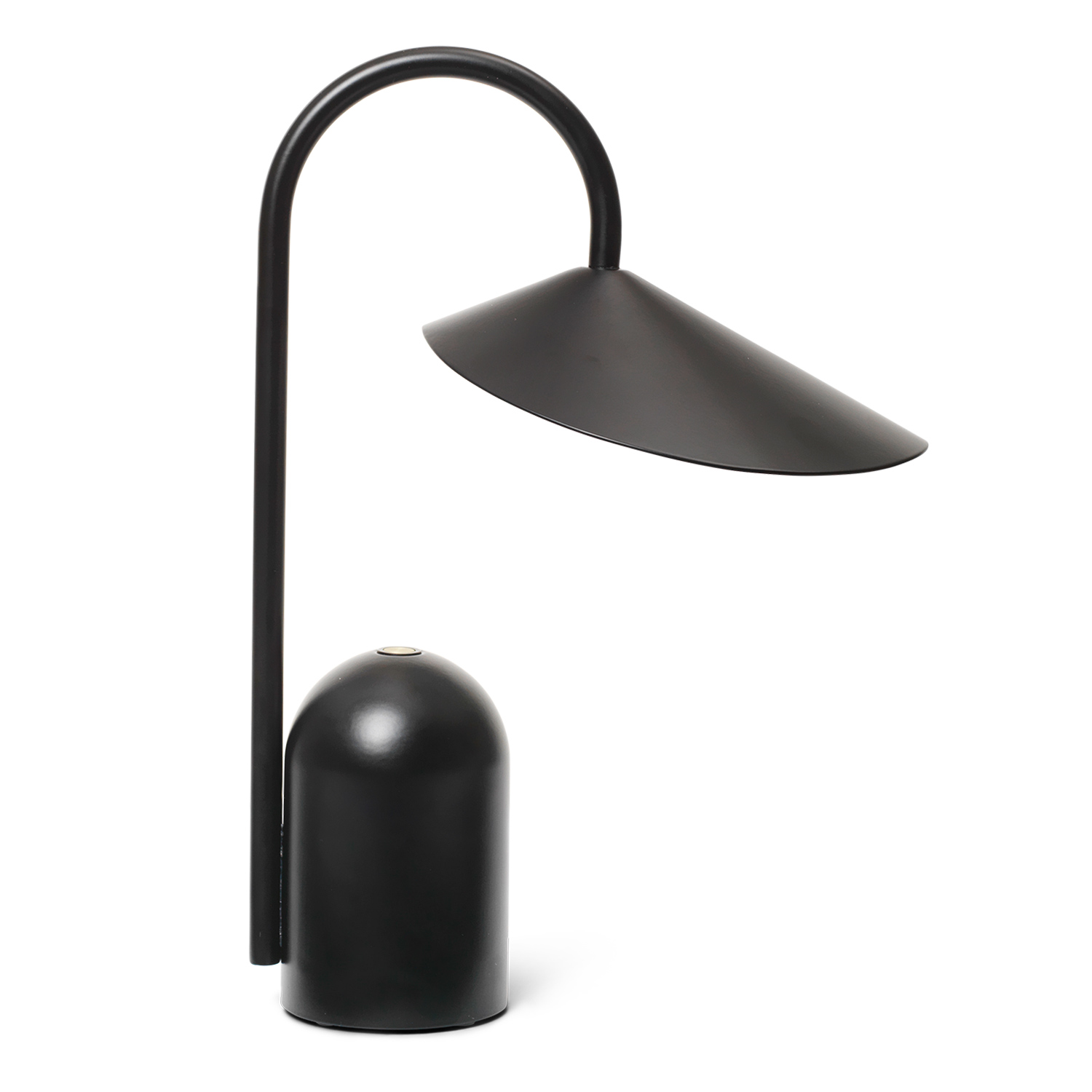fermLIVING Arum Tragbre Leuchte SS24 black 100994