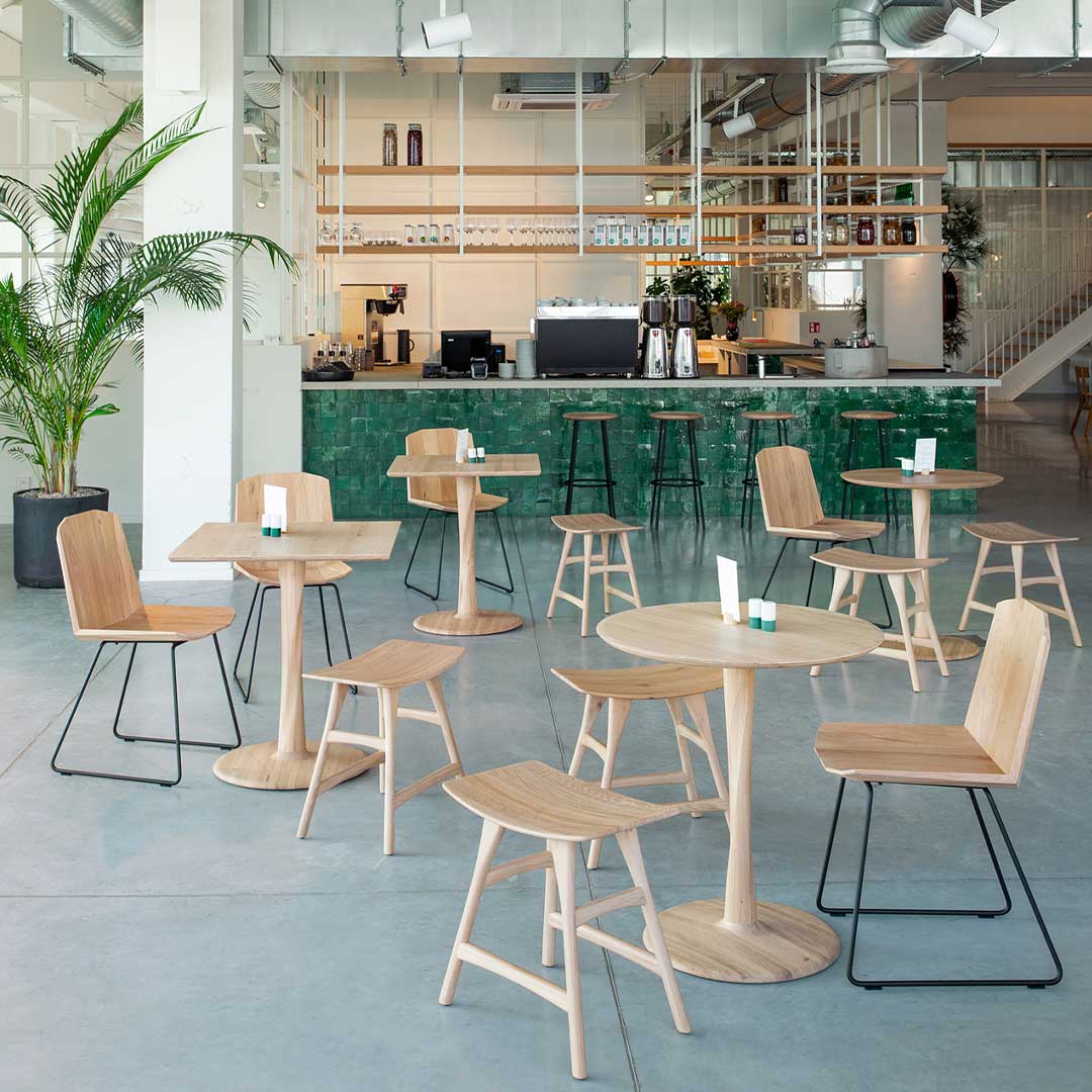 torsion tisch ethnicraft ambiente rund rechteckig hell restaurant 88749