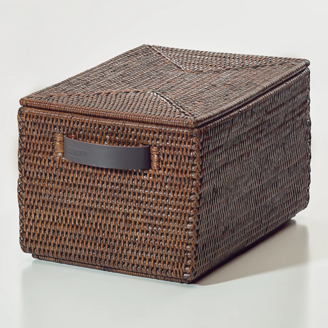 Decor Walther - Basket Box Aufbewahrungsbox dunkel
