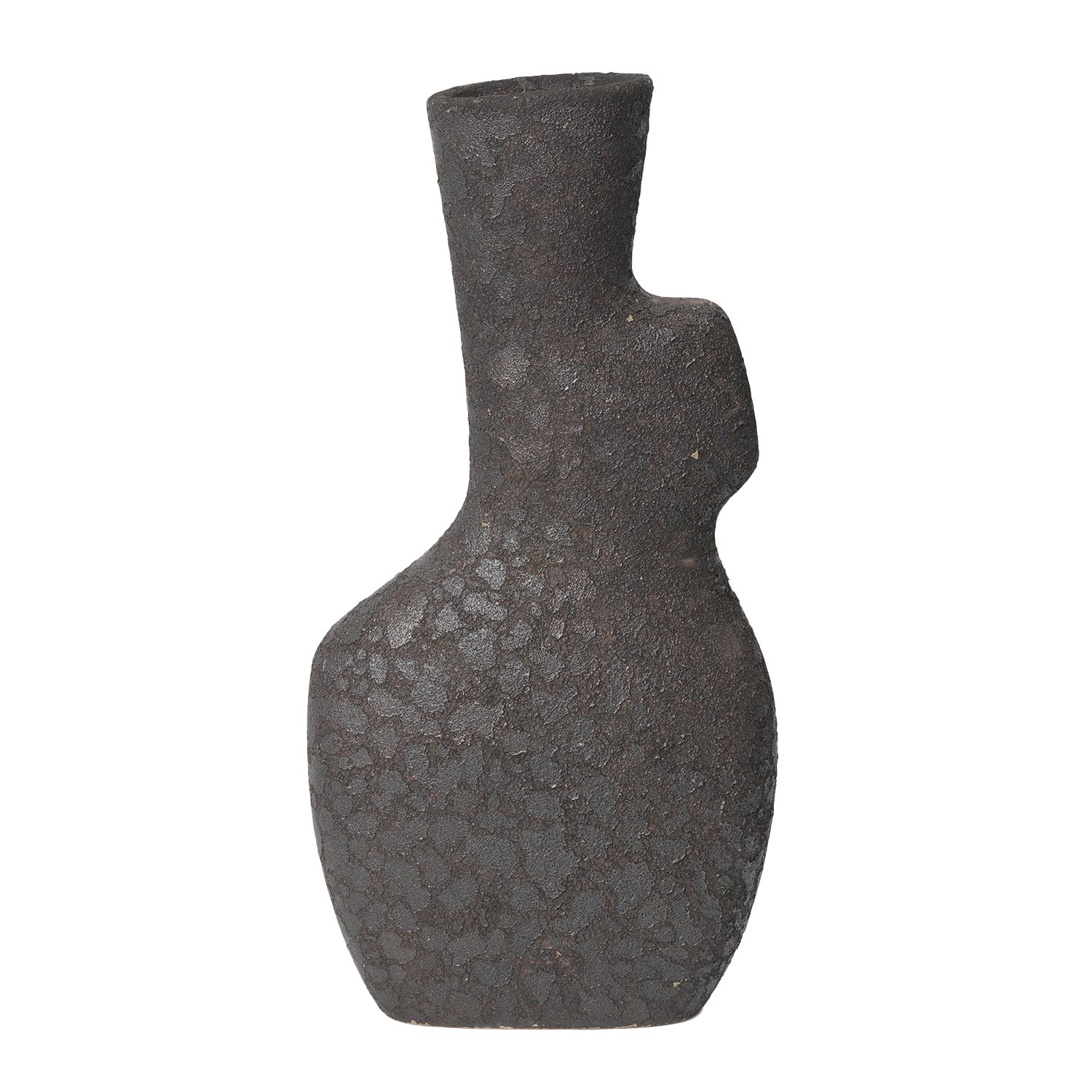 ferm living yara vase rustic iron large 96428