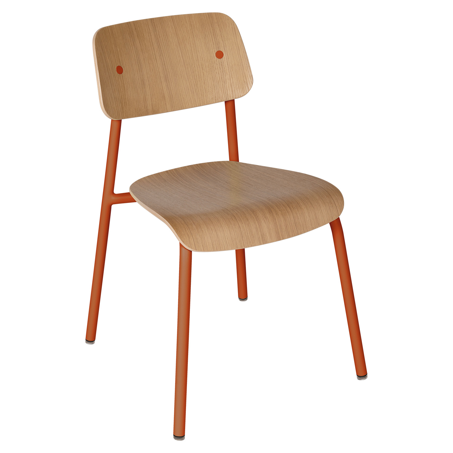 fermob studie stuhl holz kandierte orange 6921E2 108623