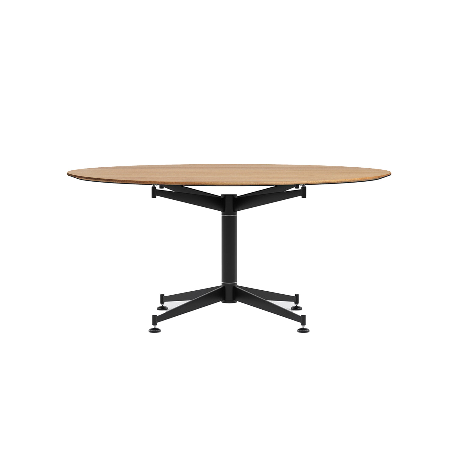 Ro Collection - Star Tisch Ø 128 cm Furnier/oak geölt