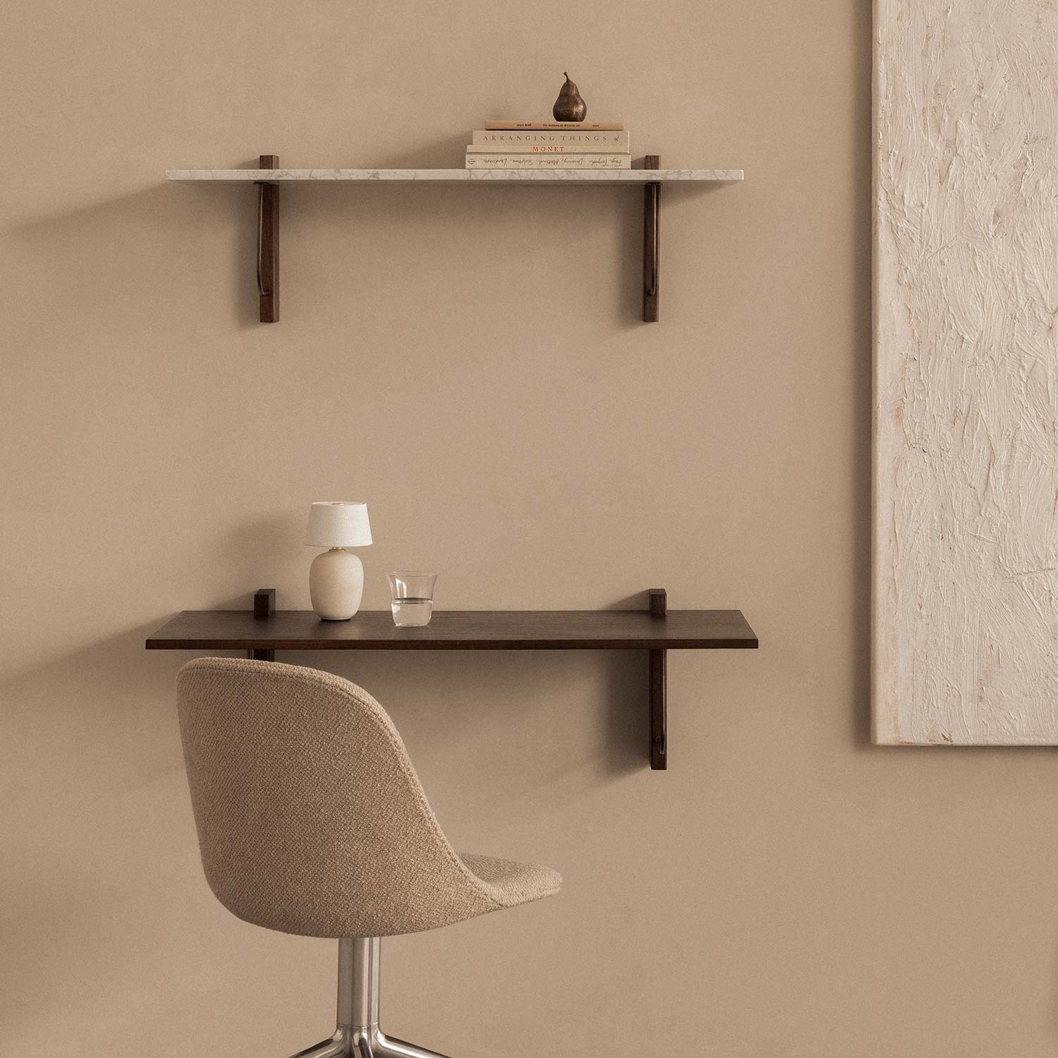 audo corbel shelf carrara mit desk 101244