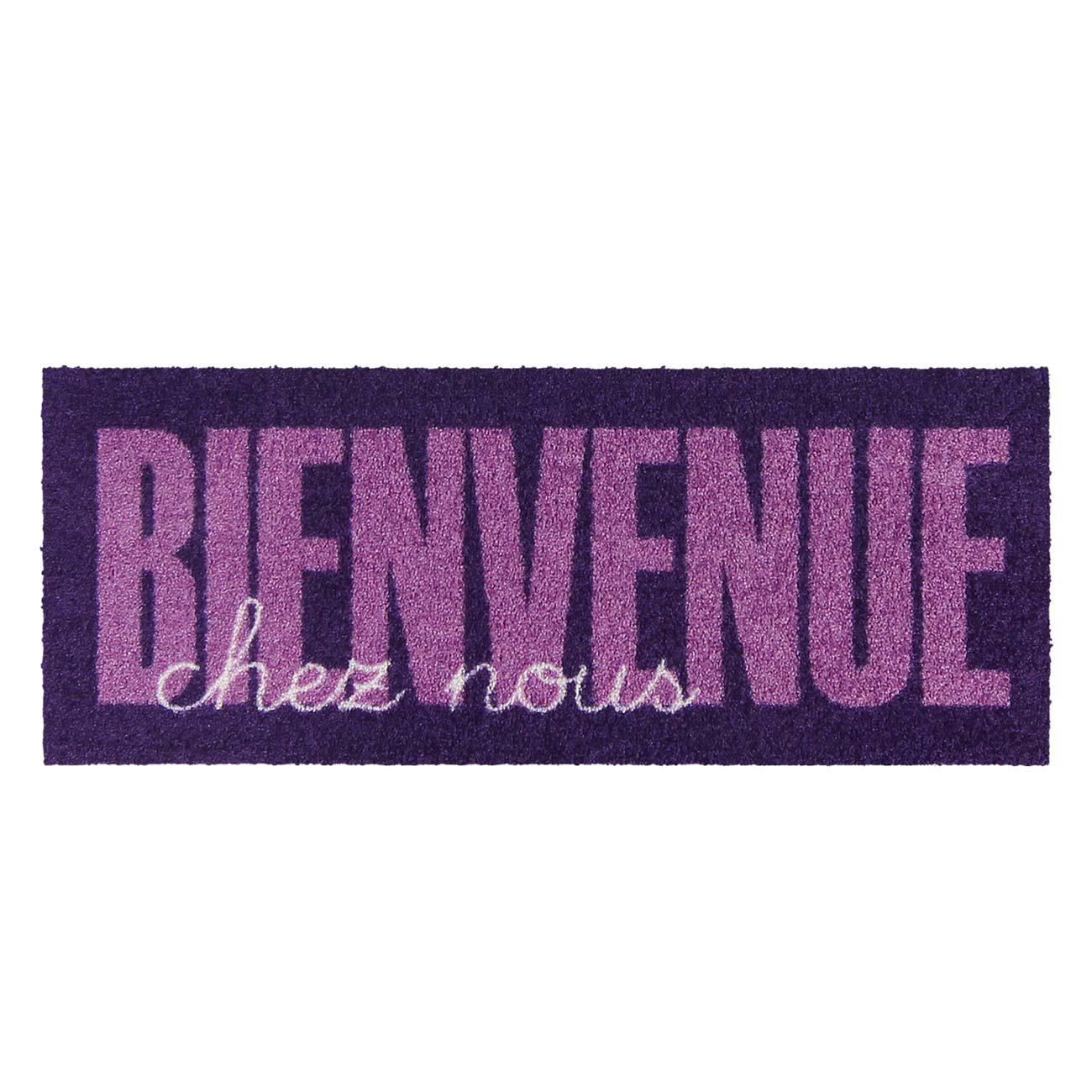 Salonlöwe - Bienvenue Type violet 30x75 cm Fußmatte