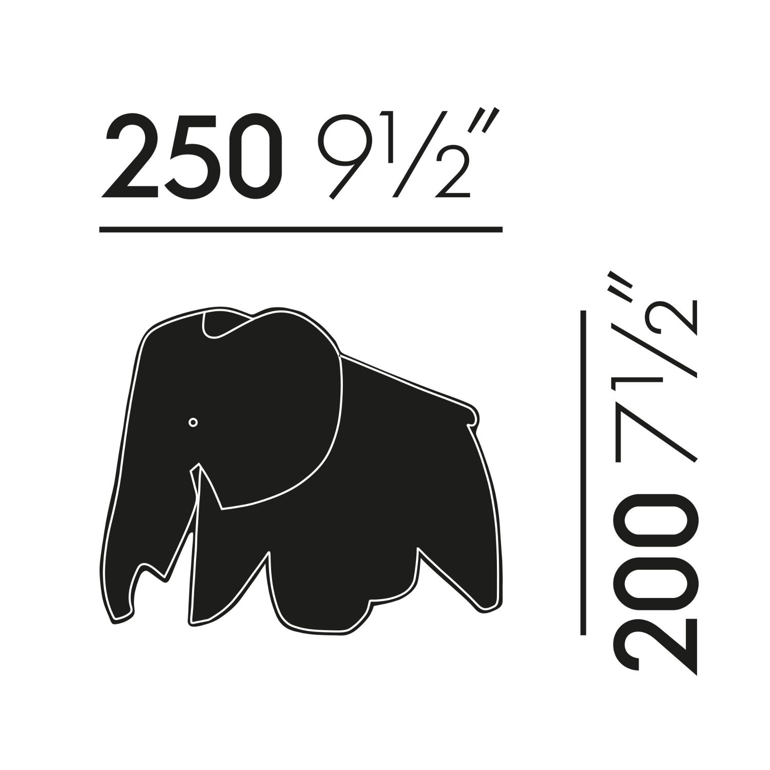 Vitra - Elephant Mouse Pad nero