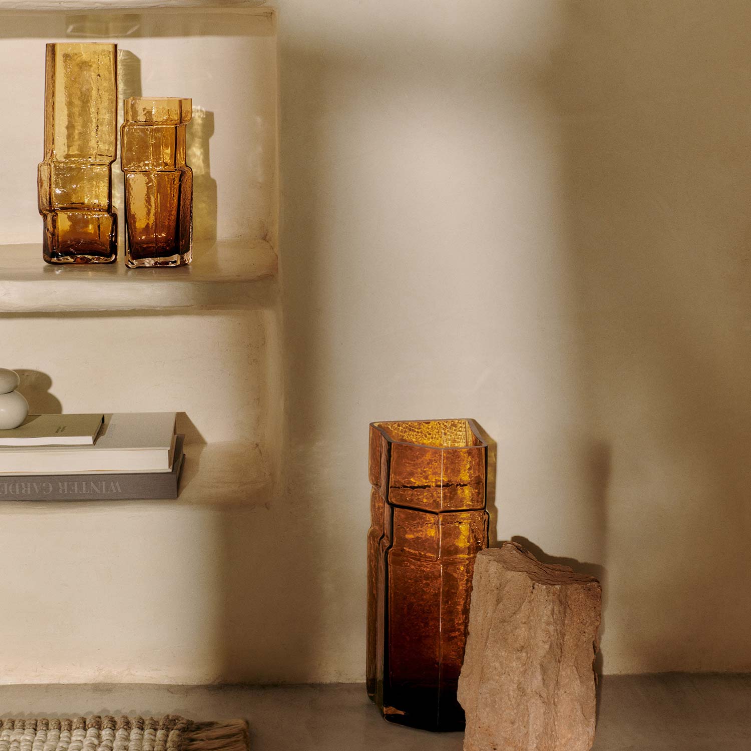 Ferm Living - Muro Vase S recycled green