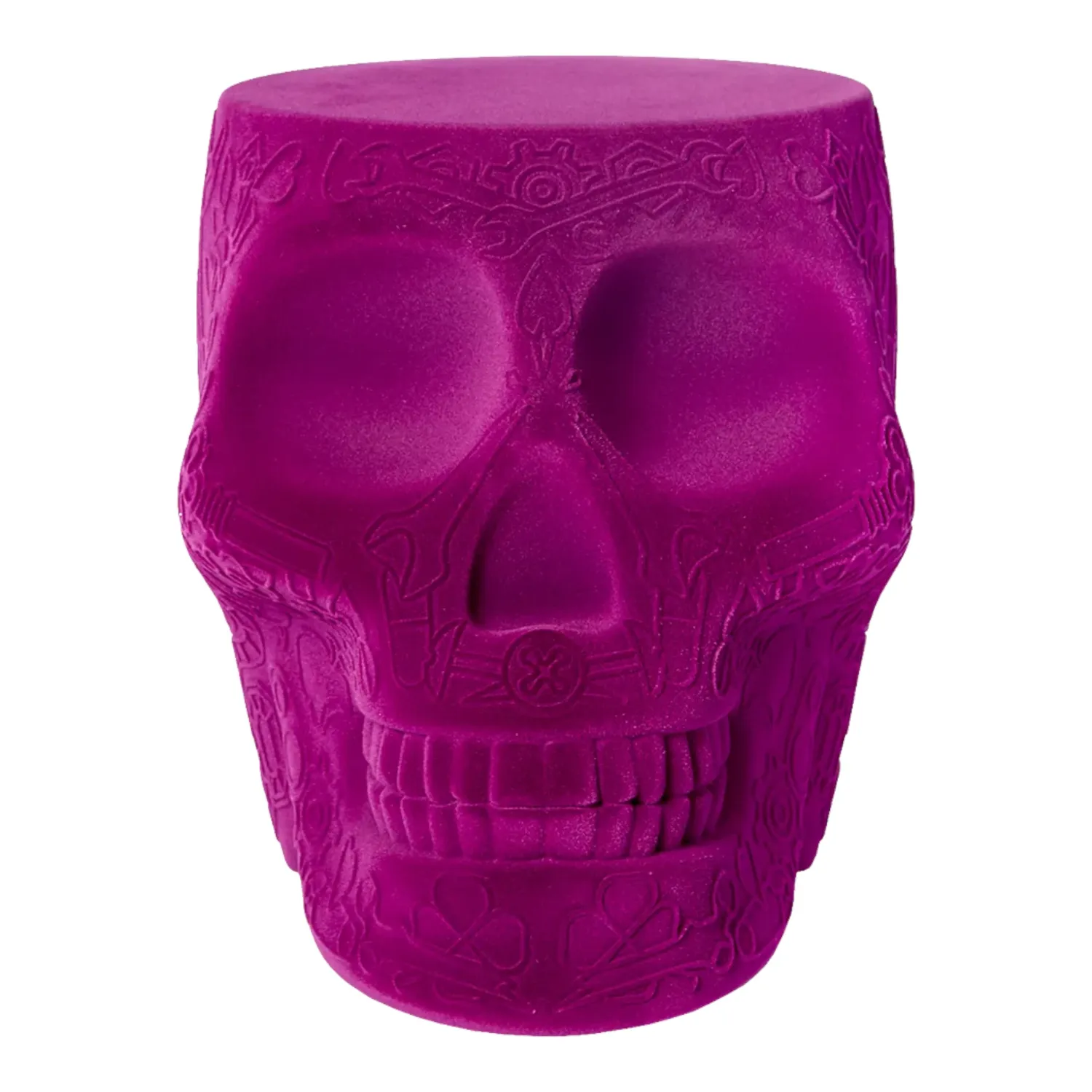 Qeeboo - Mexico Hocker Beistelltisch Velvet Finish violett