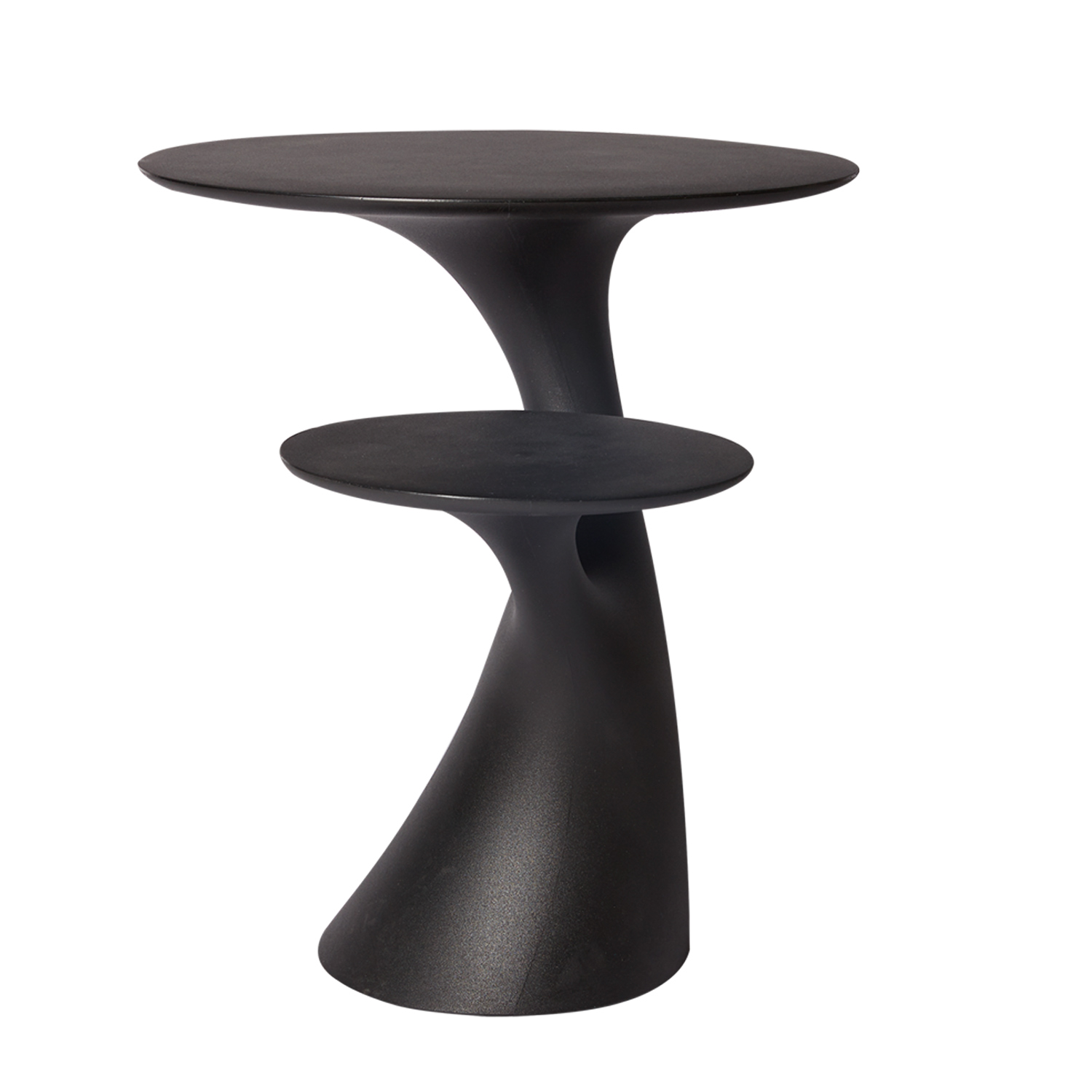 qeeboo rabbit tree tisch schwarz frontal 97598