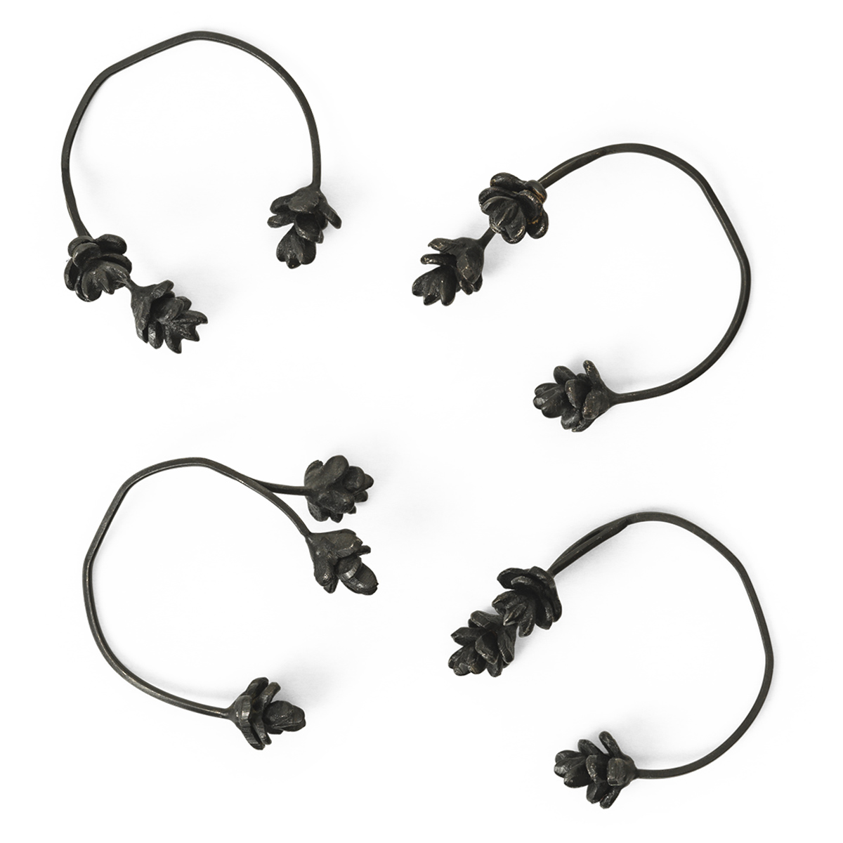 ferm living forest serviettenringe messing schwarz 1104267412 91768