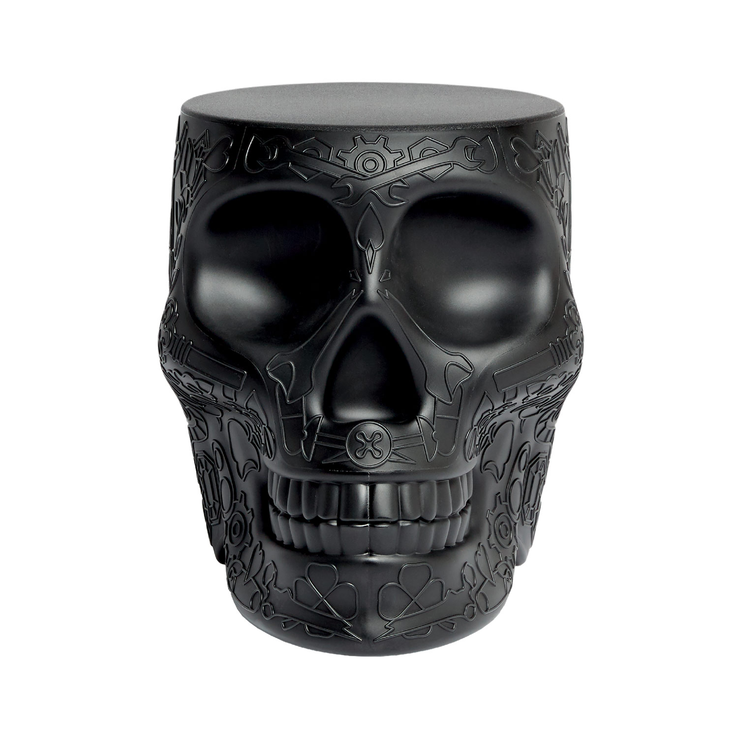 qeebo mexico stuhl beistelltisch schwarz 97493