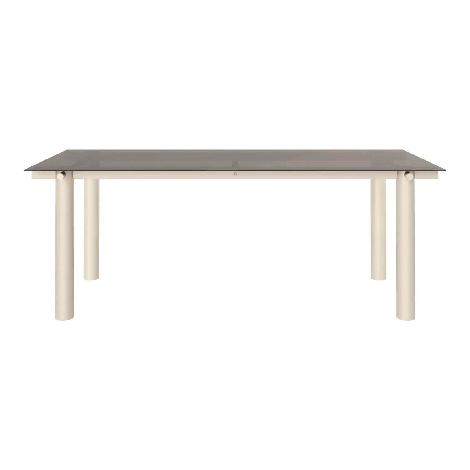 Ferm Living - Atura Tisch 200x90 Light Cashmere/Glas