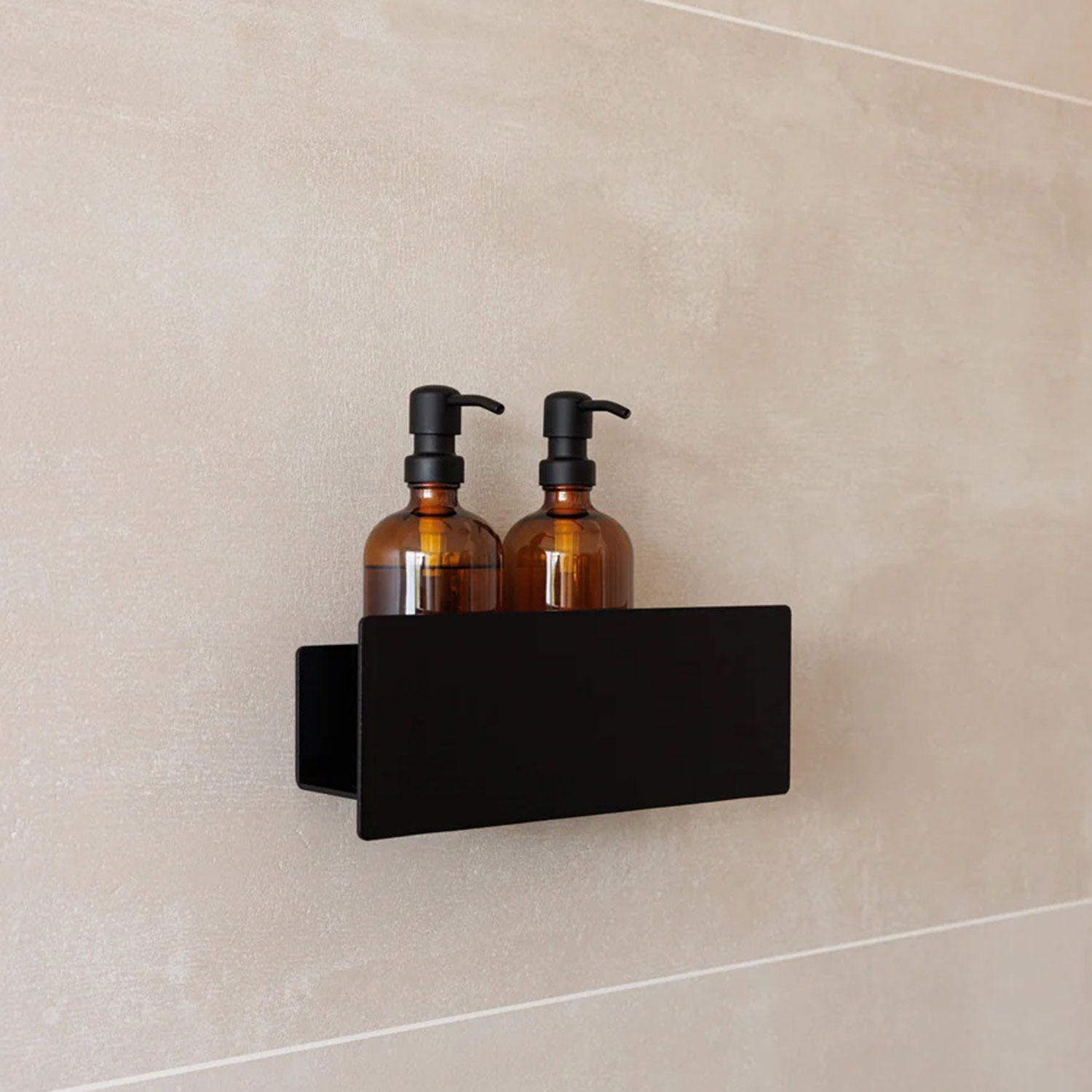 metallbude shea duschablage 30 schwarz bad 96668