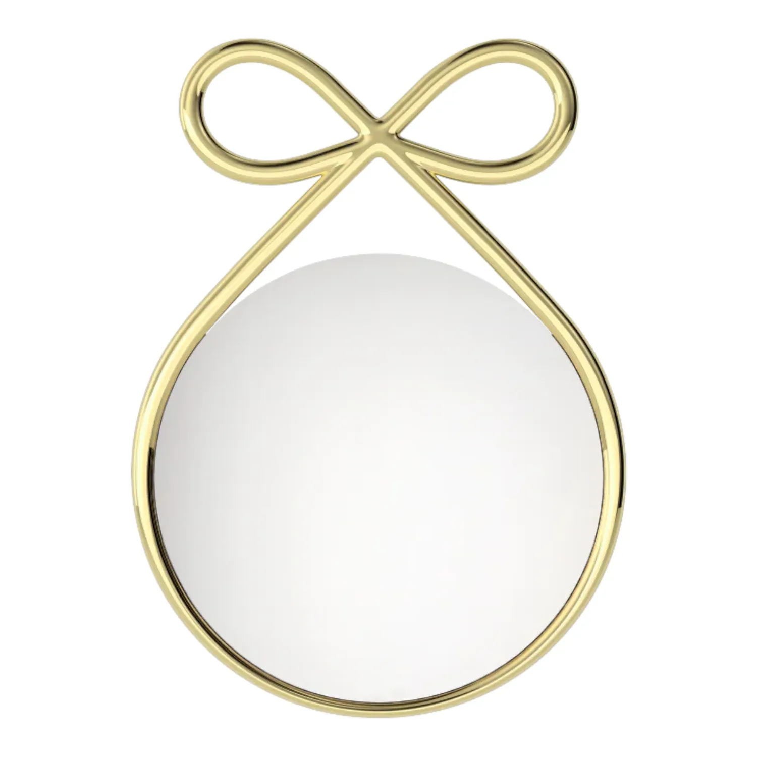 Qeeboo - Ribbon Spiegel Metal Finish gold