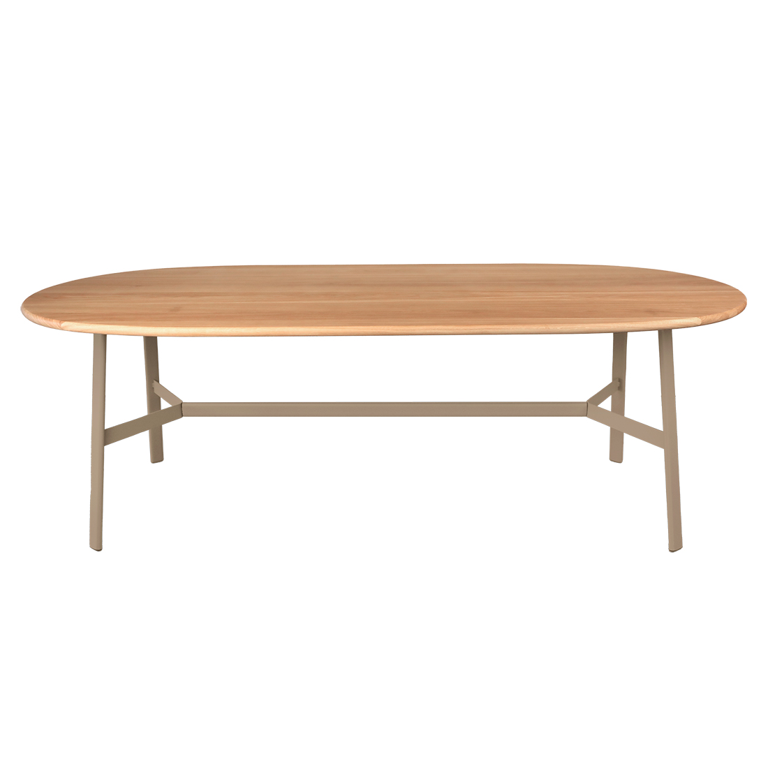 Fermob - So'O Ovaler Tisch Eiche 220x95 cm muskat