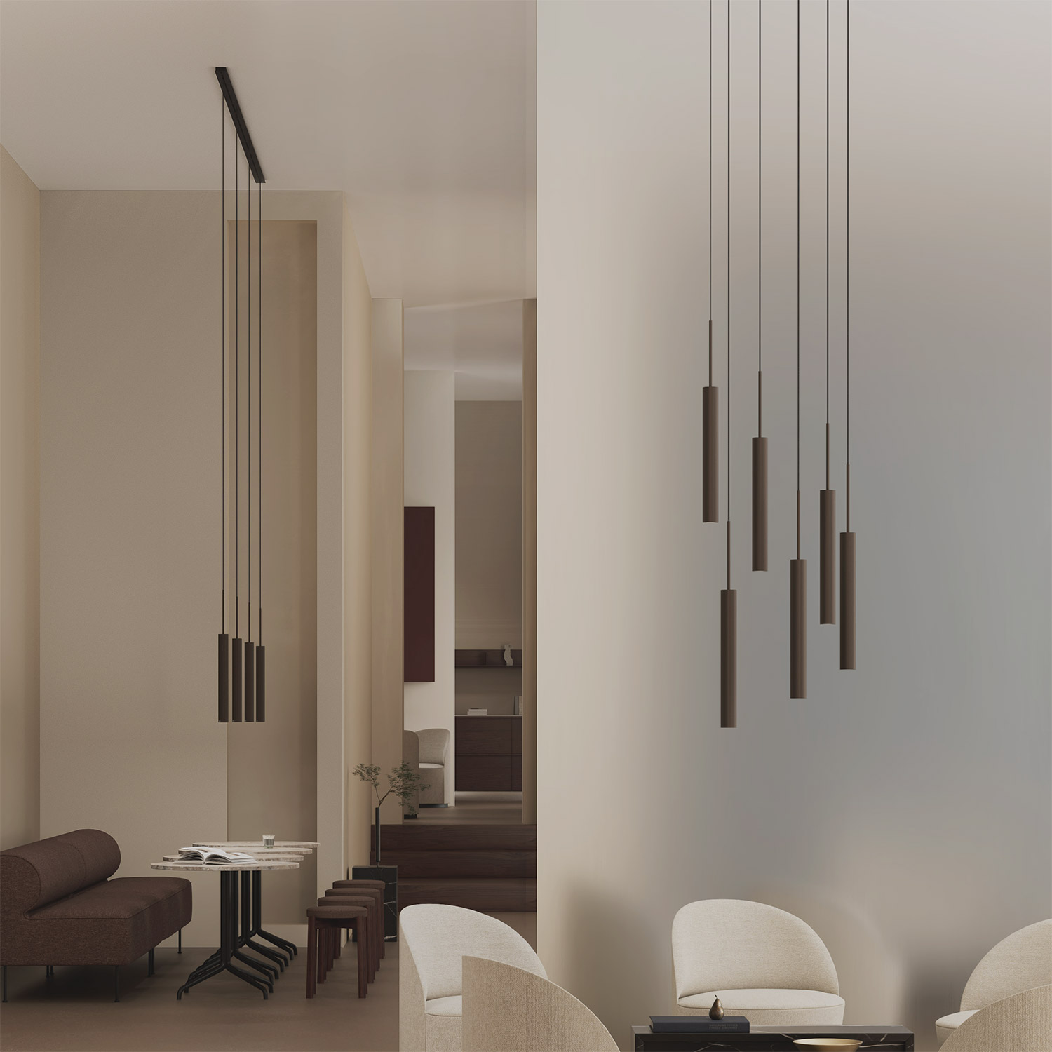 tubulair kronleuchter audo 101374