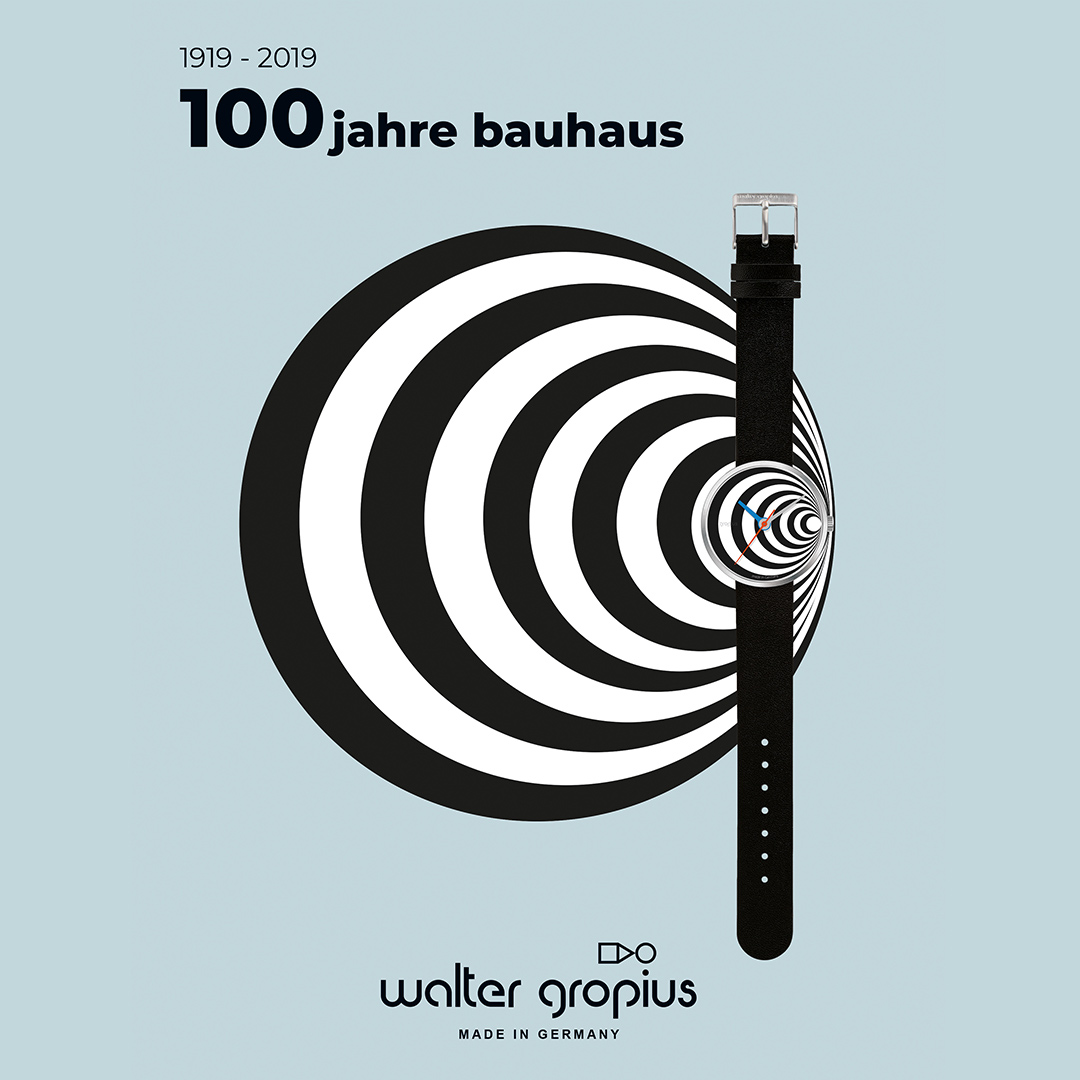 walter gropius uhr bauhaus excentric 70409