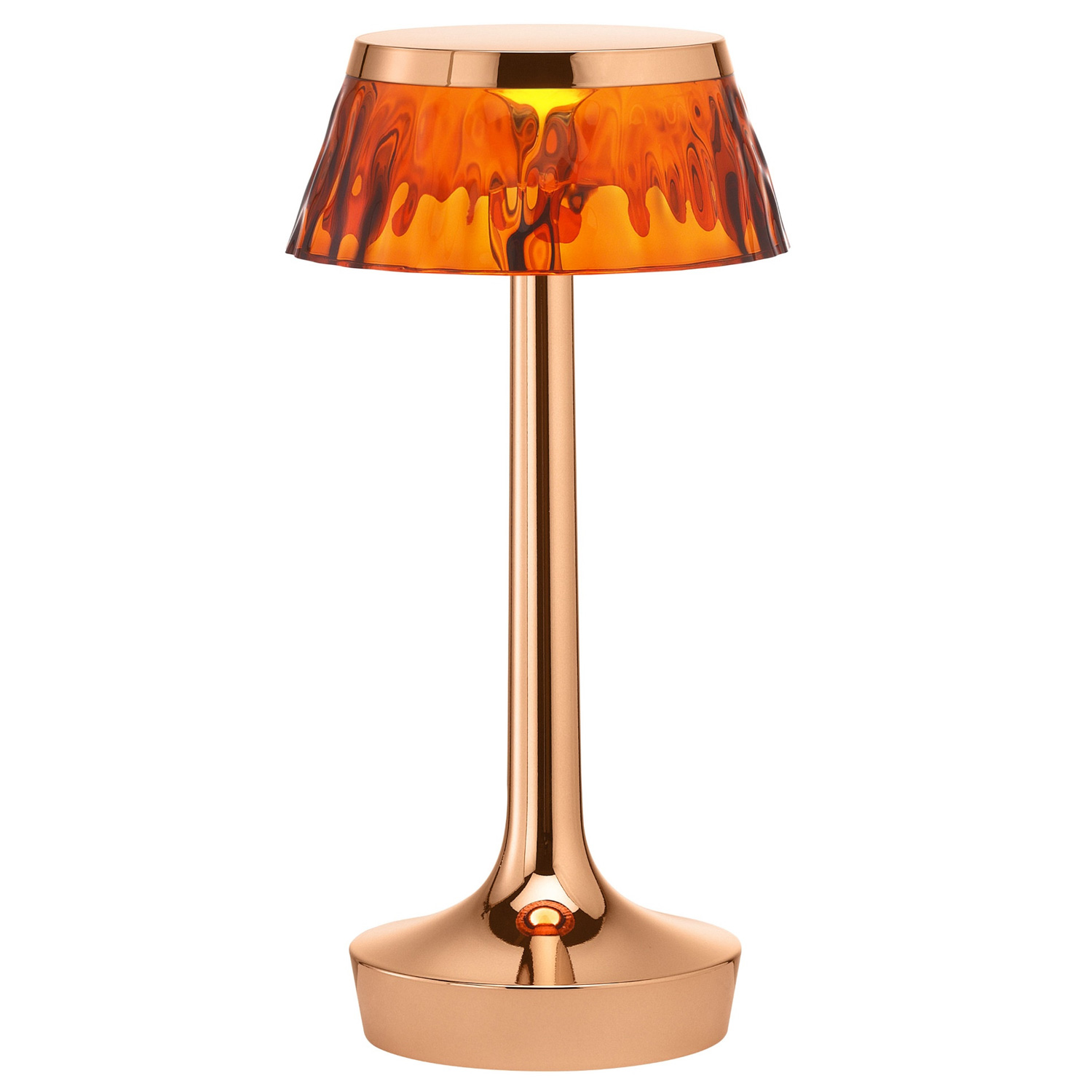 flos bon jour unplugged kupfer amber