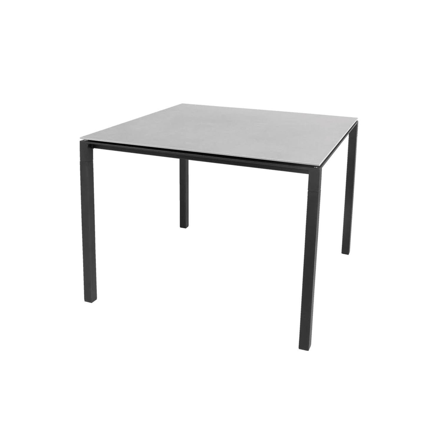 cane line pure esstisch lavagrey concrete grey 100 cm 79398