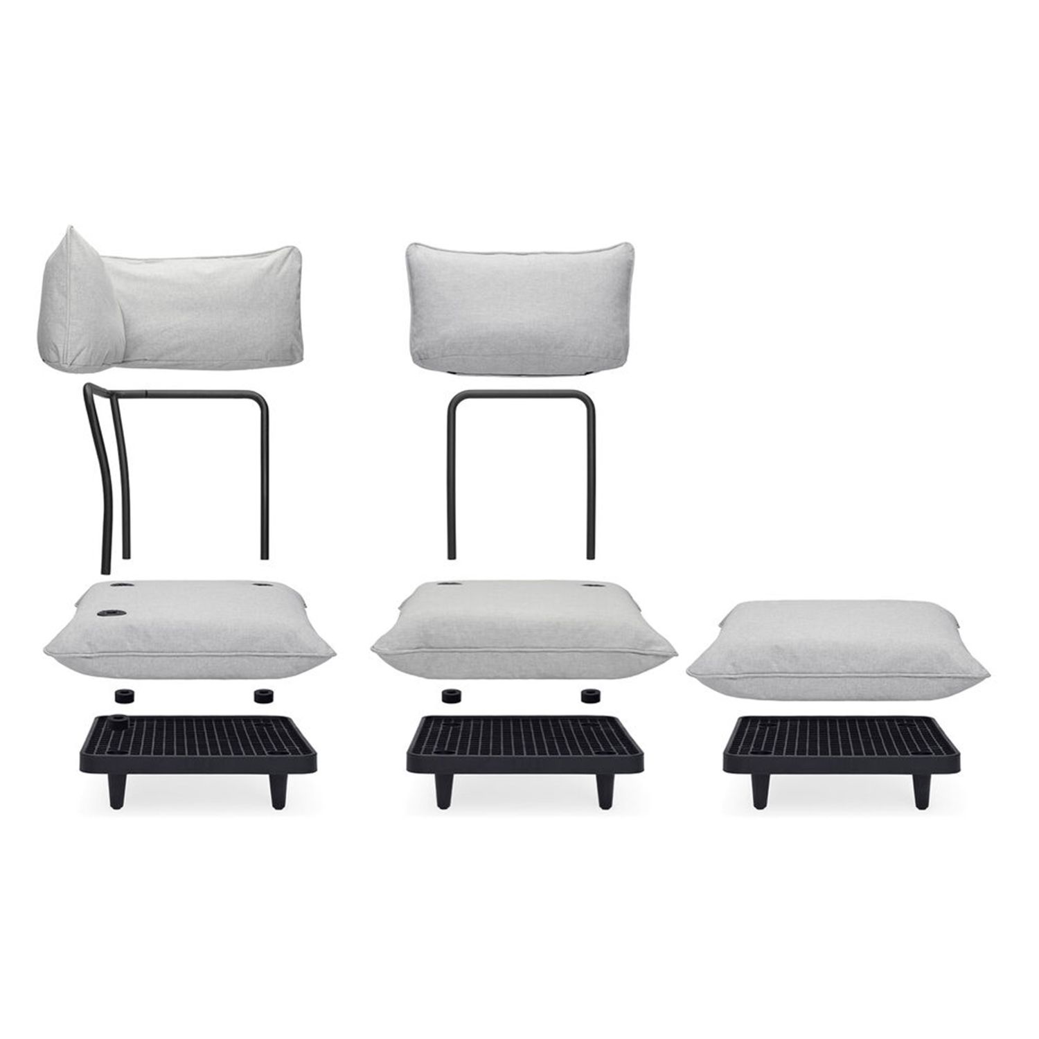 Fatboy - Paletti Set small royal wolf grey