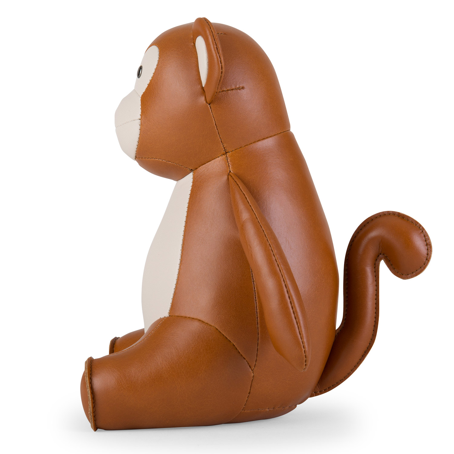 Zueny Buchstuetze Affe tan ZCBV0108 0710 4