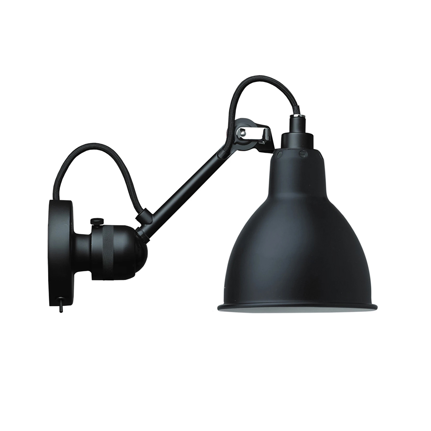 dcw wandleuchte no 304 schwarz switch 68236