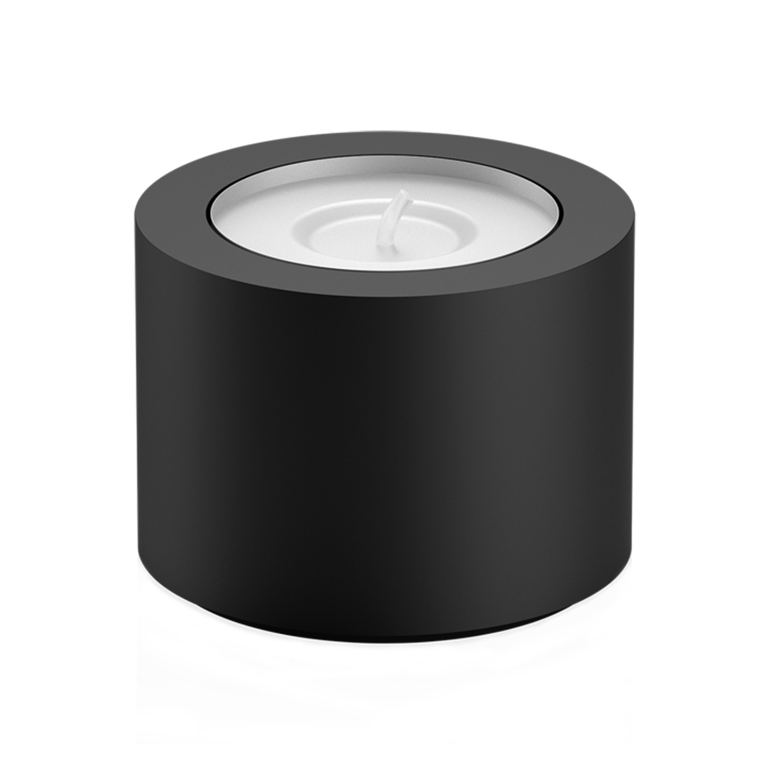 0972560 Stone Teelichthalter TLH schwarz Decor Walther