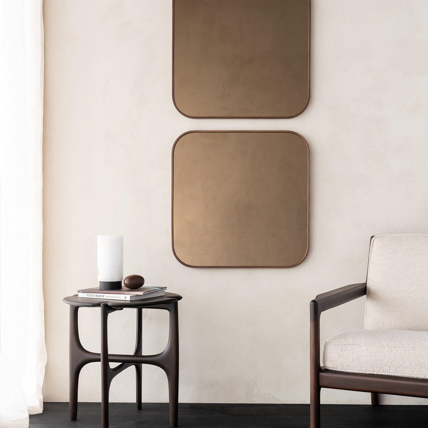 Ethnicraft - Camber Wandspiegel 90x90 cm