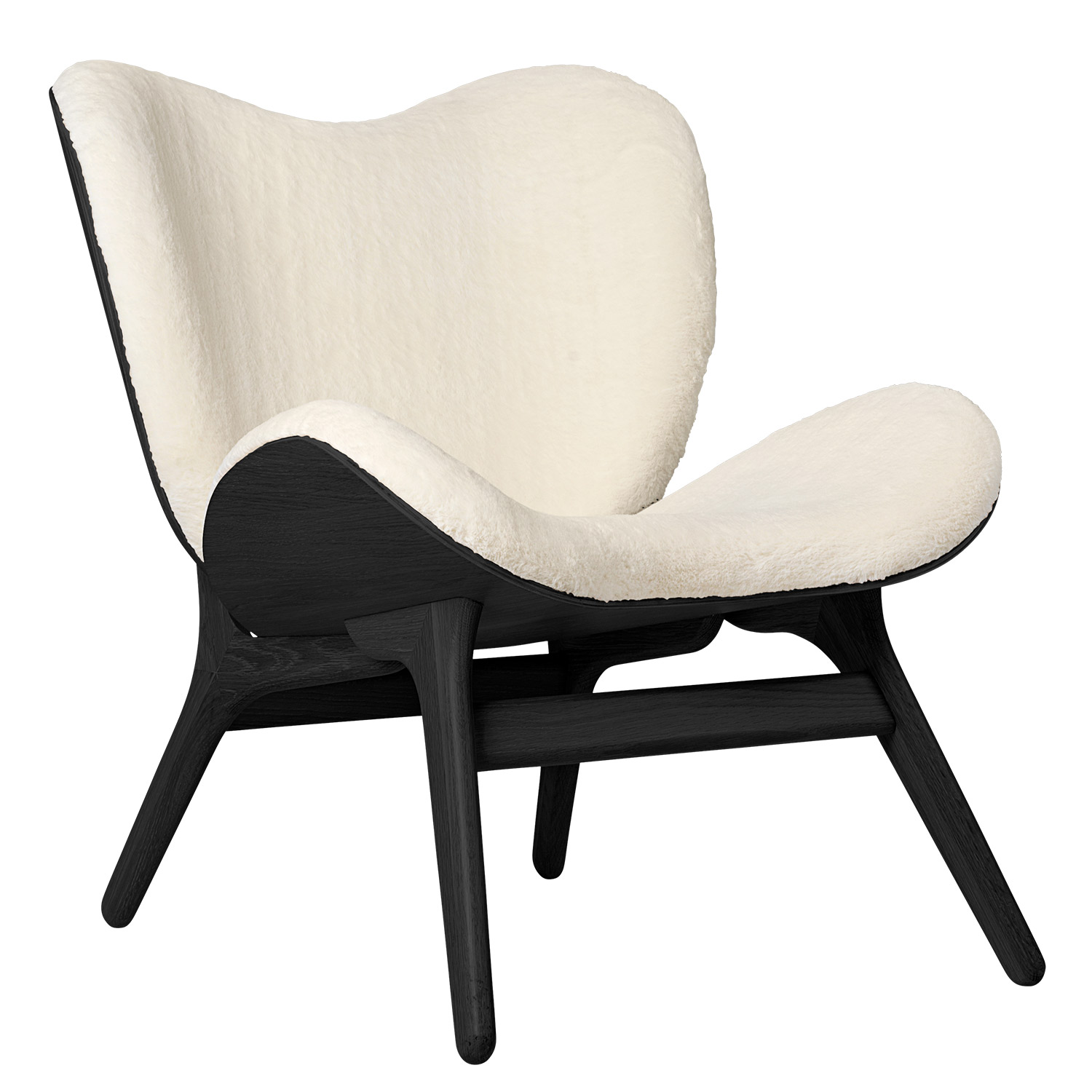 conversation piece eiche schwarz teddy weiss umage 75620