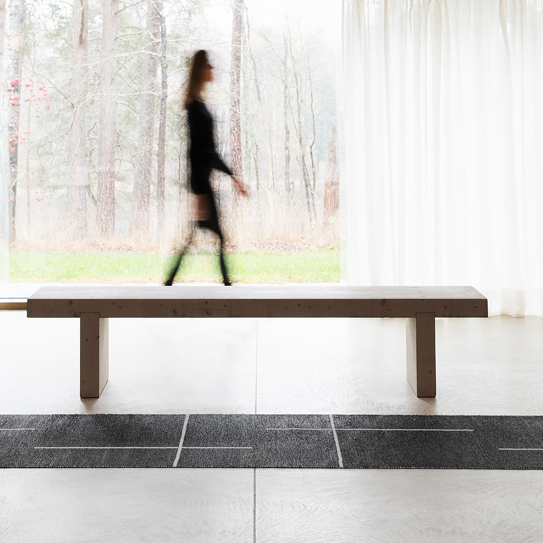 pappelina fred teppich schwarz 78896