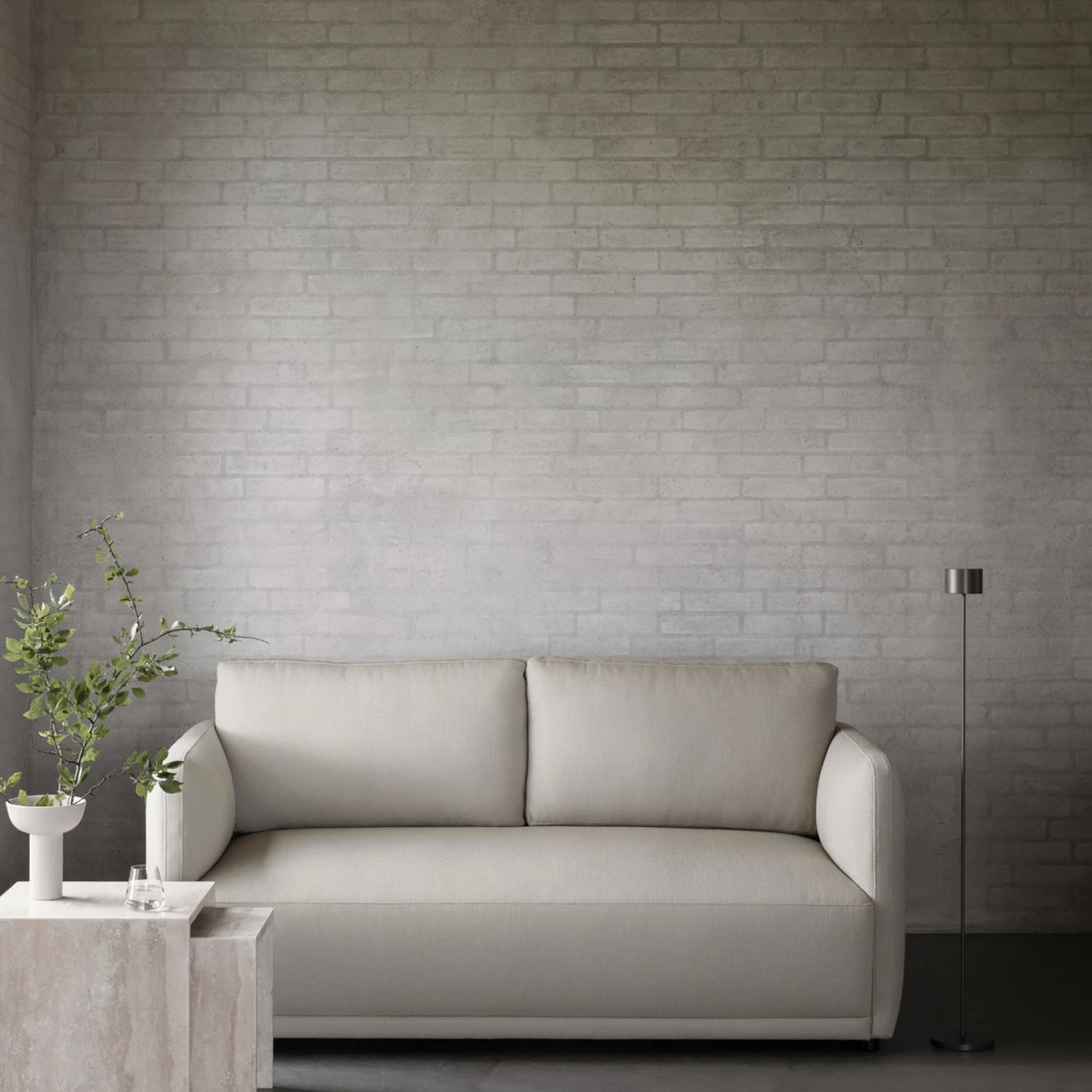 blomus farol stehleuchte 66221 neben sofa 90307