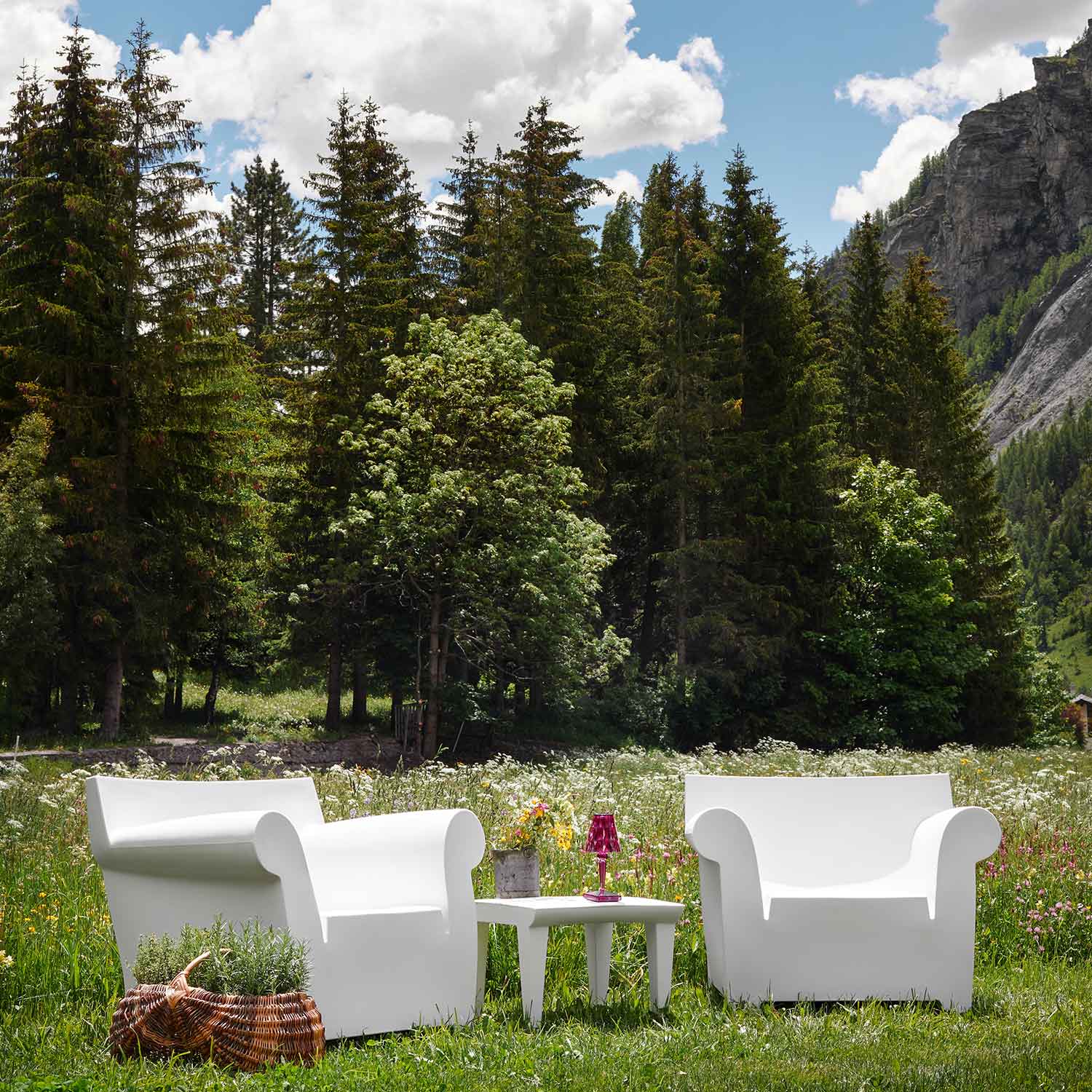 Kartell - Bubble Club Sessel erdrot