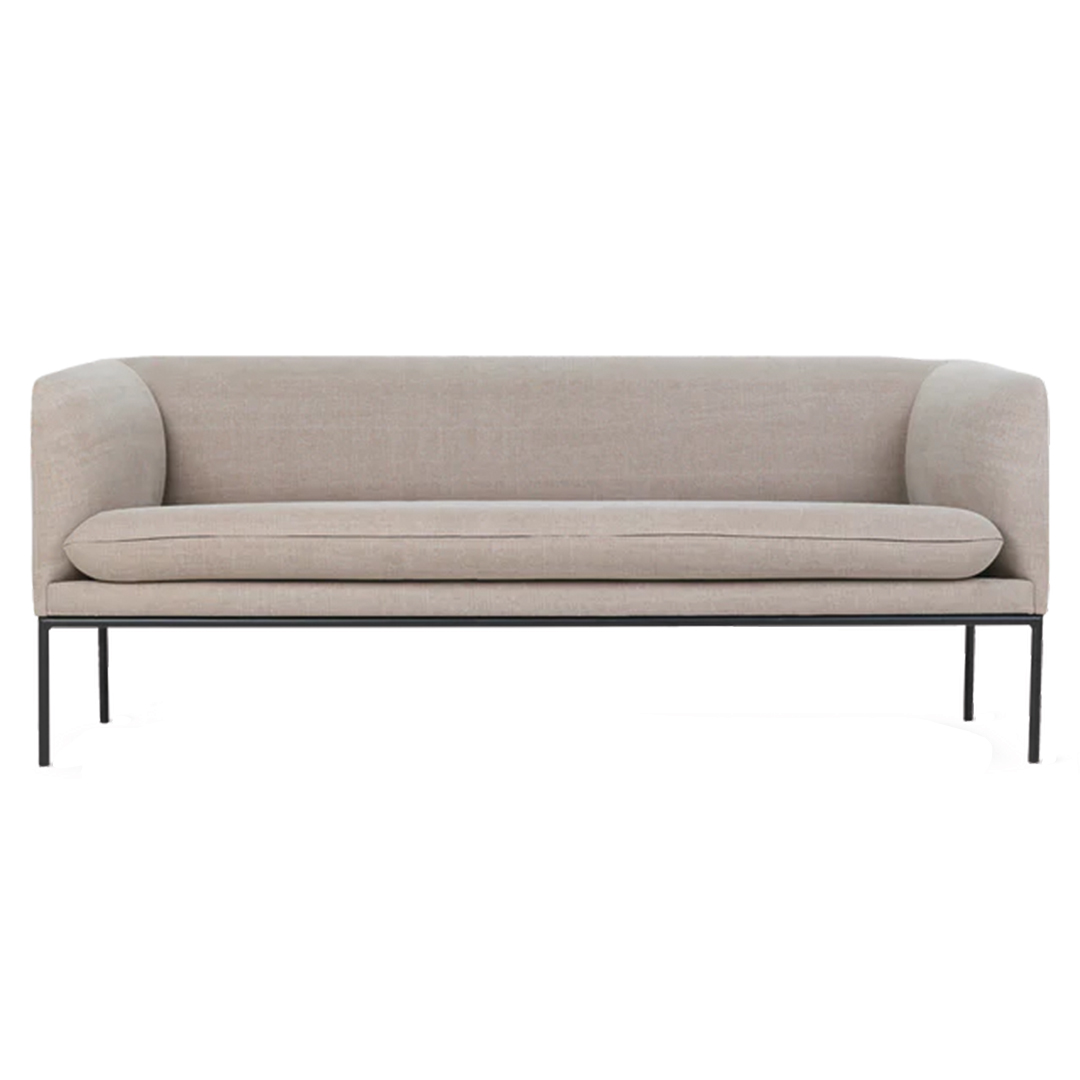 ferm living turn 3 sitzer leinen natur freisteller 85104