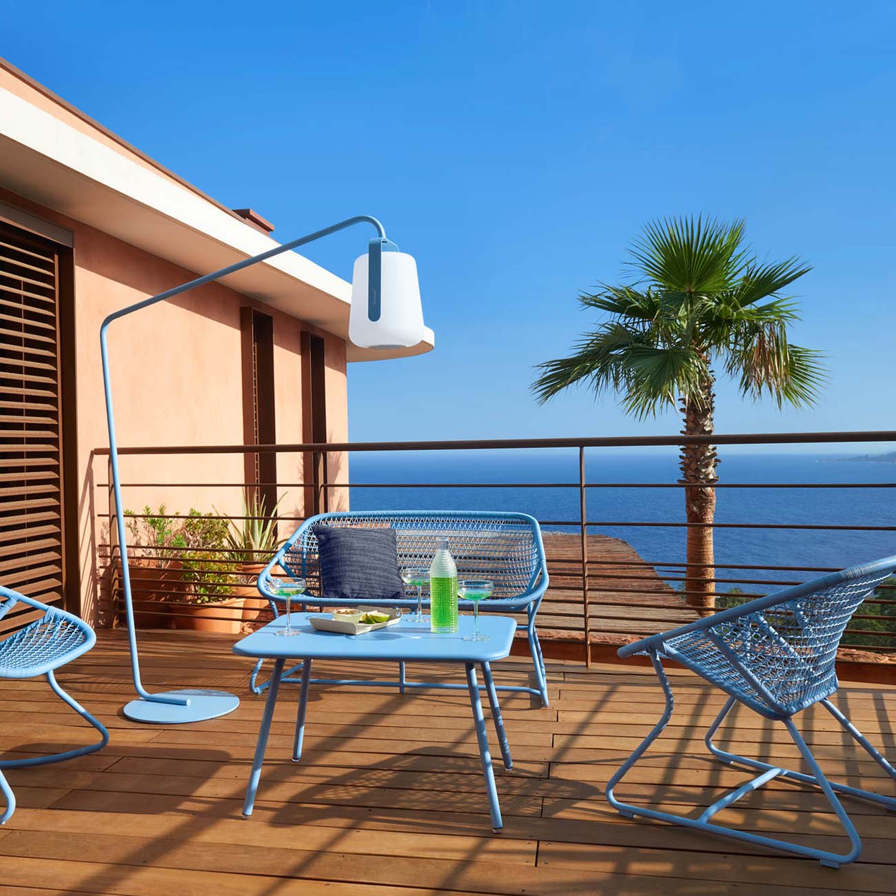 Fermob - Balad² Lampe H 38 cm Lehmgrau