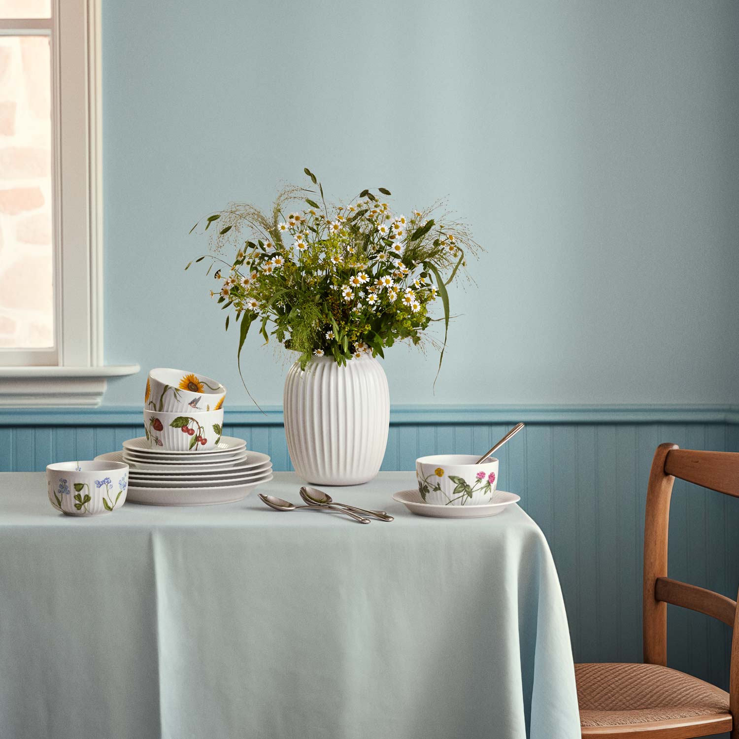 Kähler - Hammershoi Summer Schale ⌀12 cm wild flowers