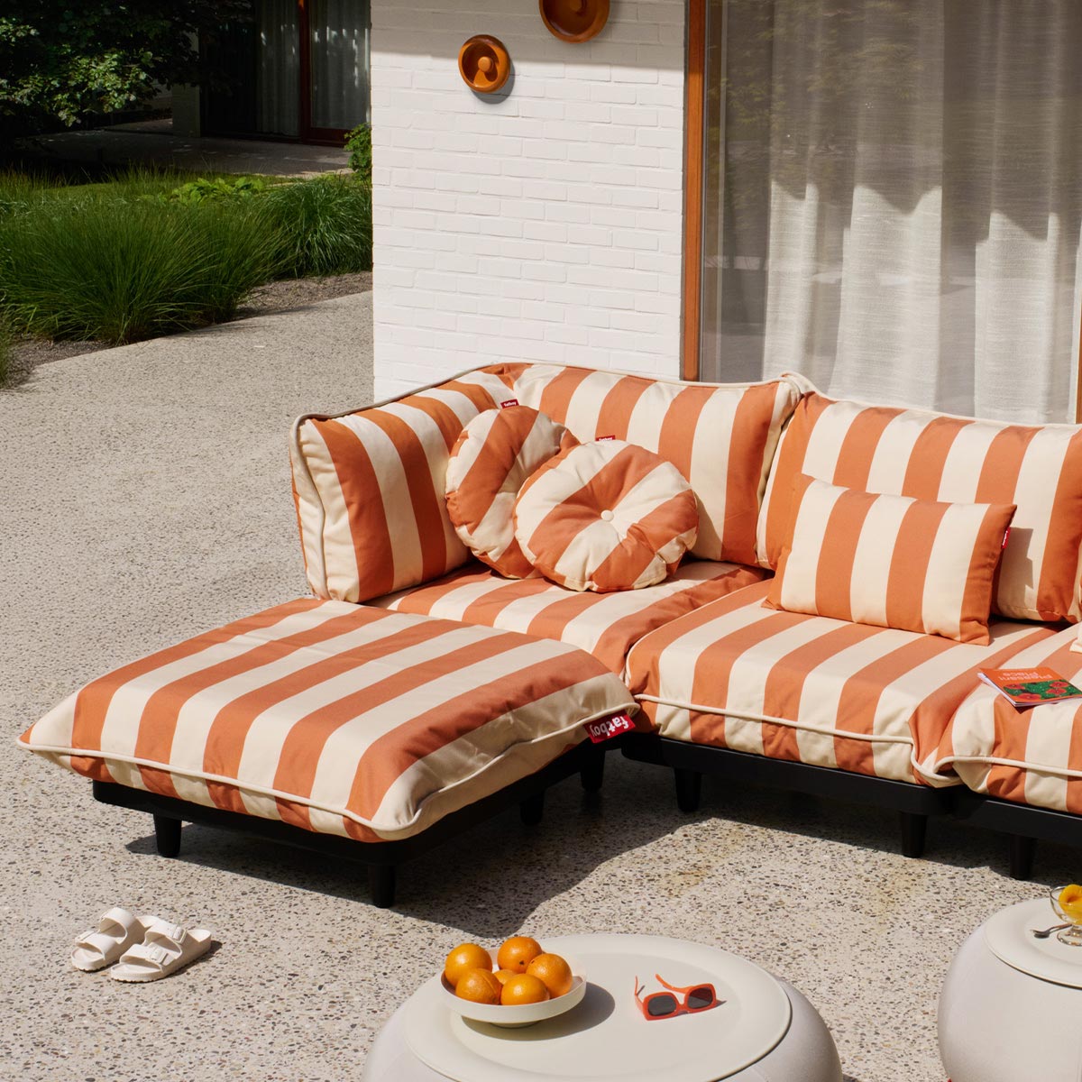 Fatboy - Paletti Stripe Orange Creme Set medium links